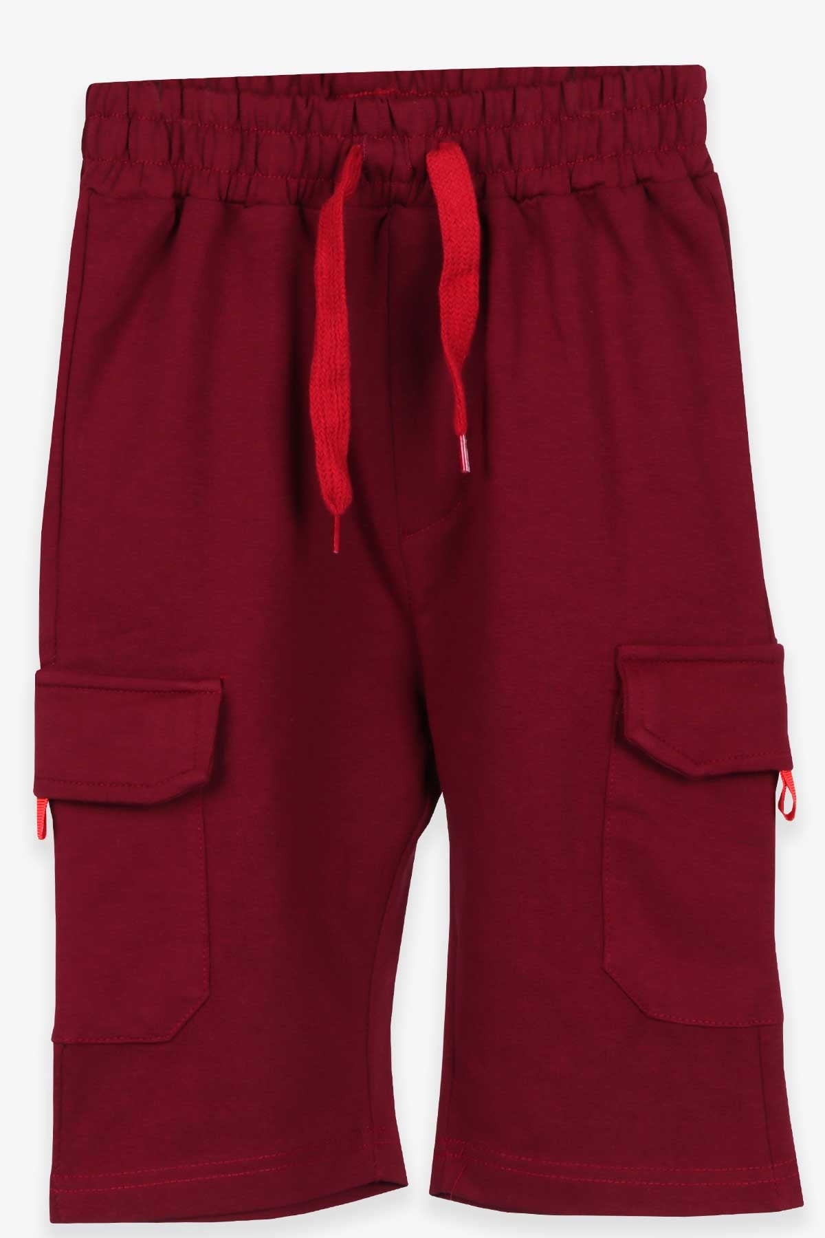 Breeze Erkek Çocuk Kapri Yan Cepli Bordo (5-9 Yaş)