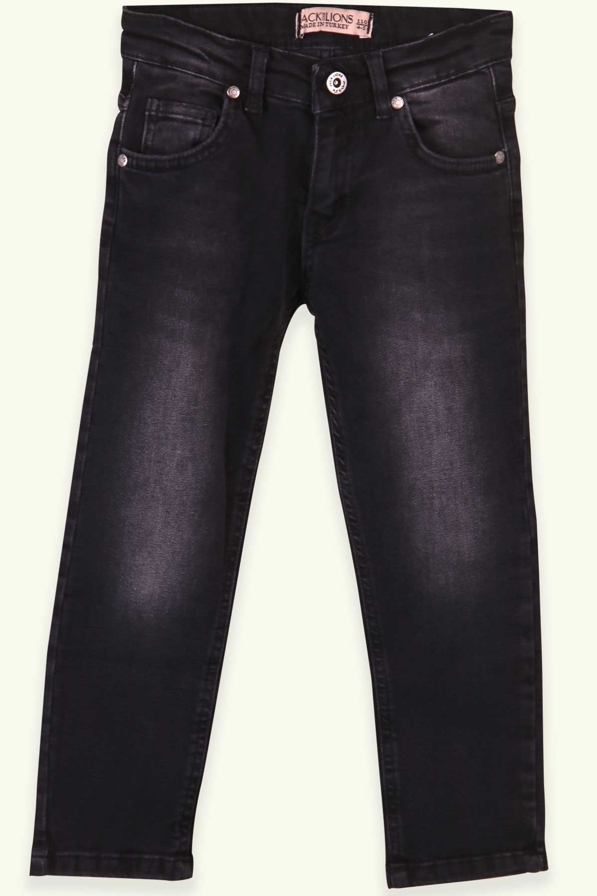 Breeze Erkek Çocuk Kot Pantolon Eskitmeli Siyah (5-8 Yaş)