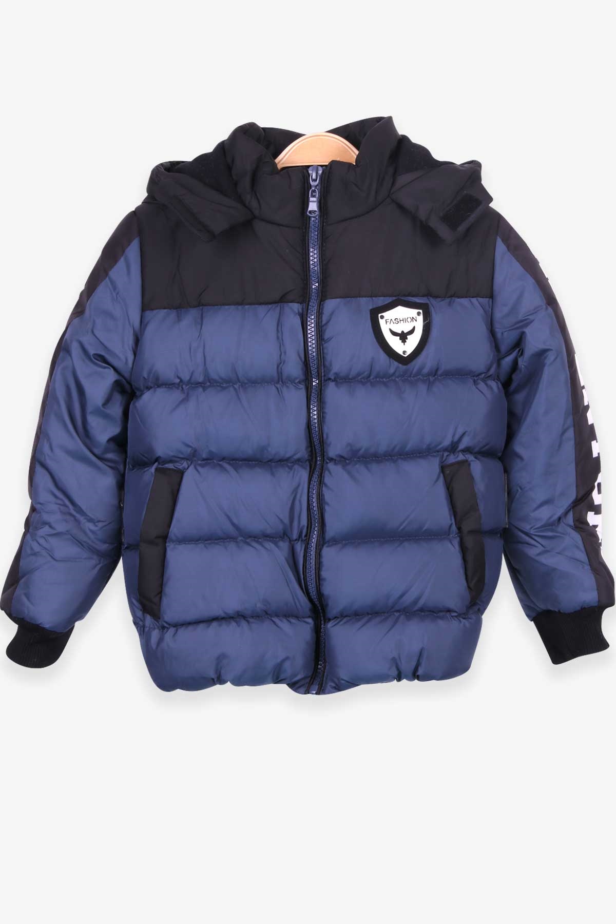 Breeze Erkek Çocuk Mont Kapüşonlu İndigo (3-6 Yaş)