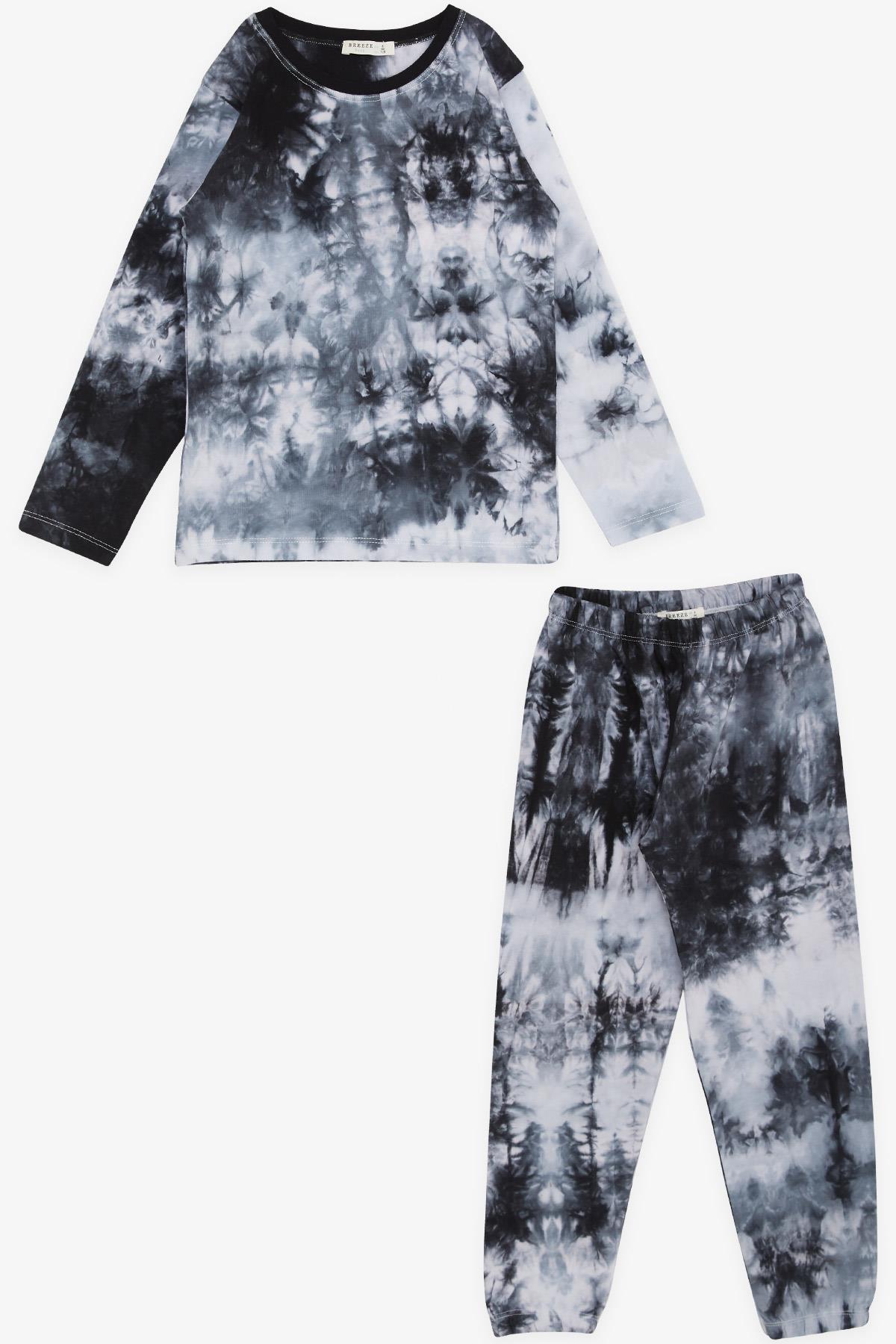 Breeze Erkek Çocuk Pijama Batik Desenli Karışık Renk (4-8 Yaş)