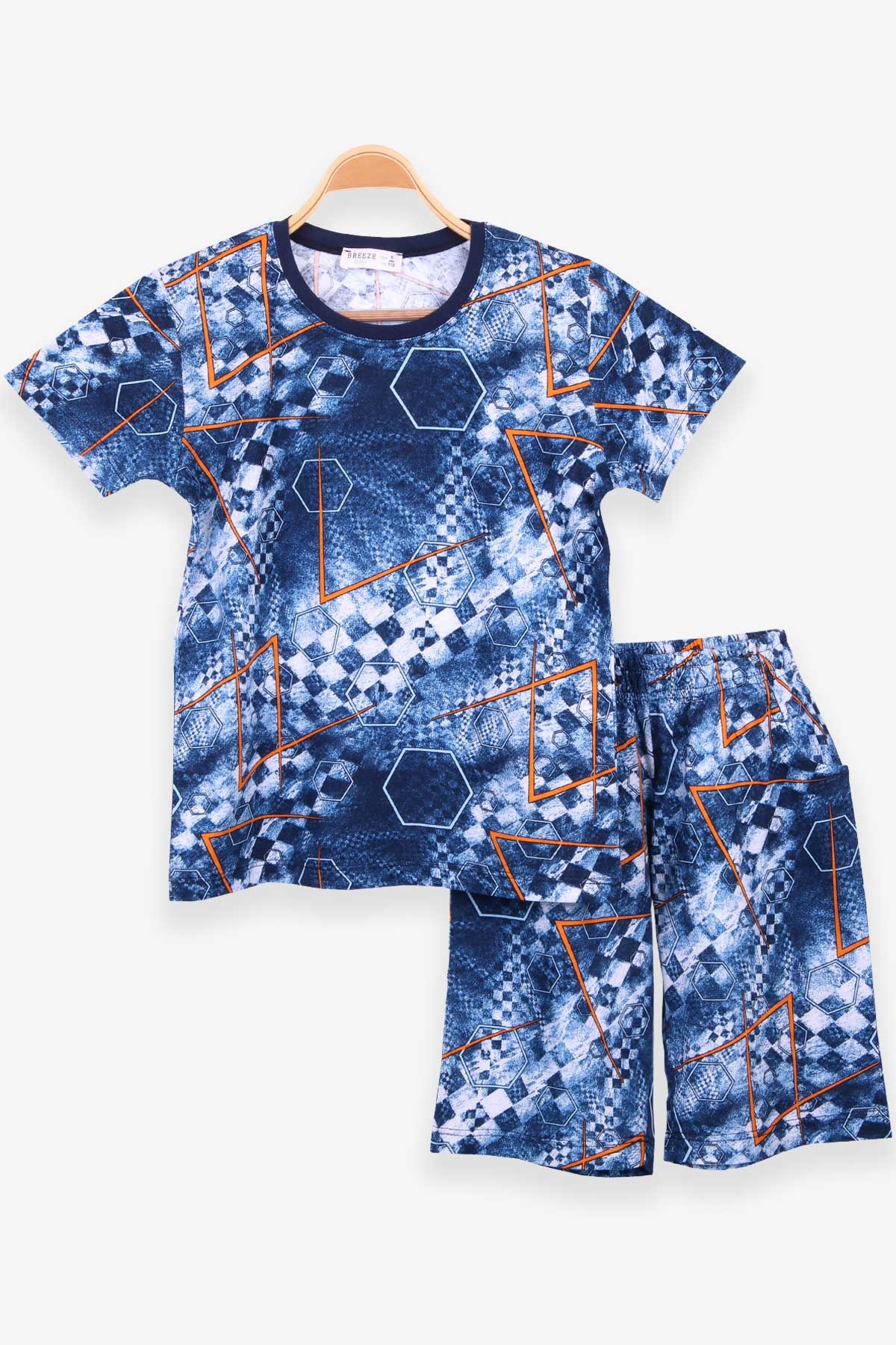Breeze Erkek Çocuk Pijama Takımı Desenli Karışık Renk (6-10 Yaş)