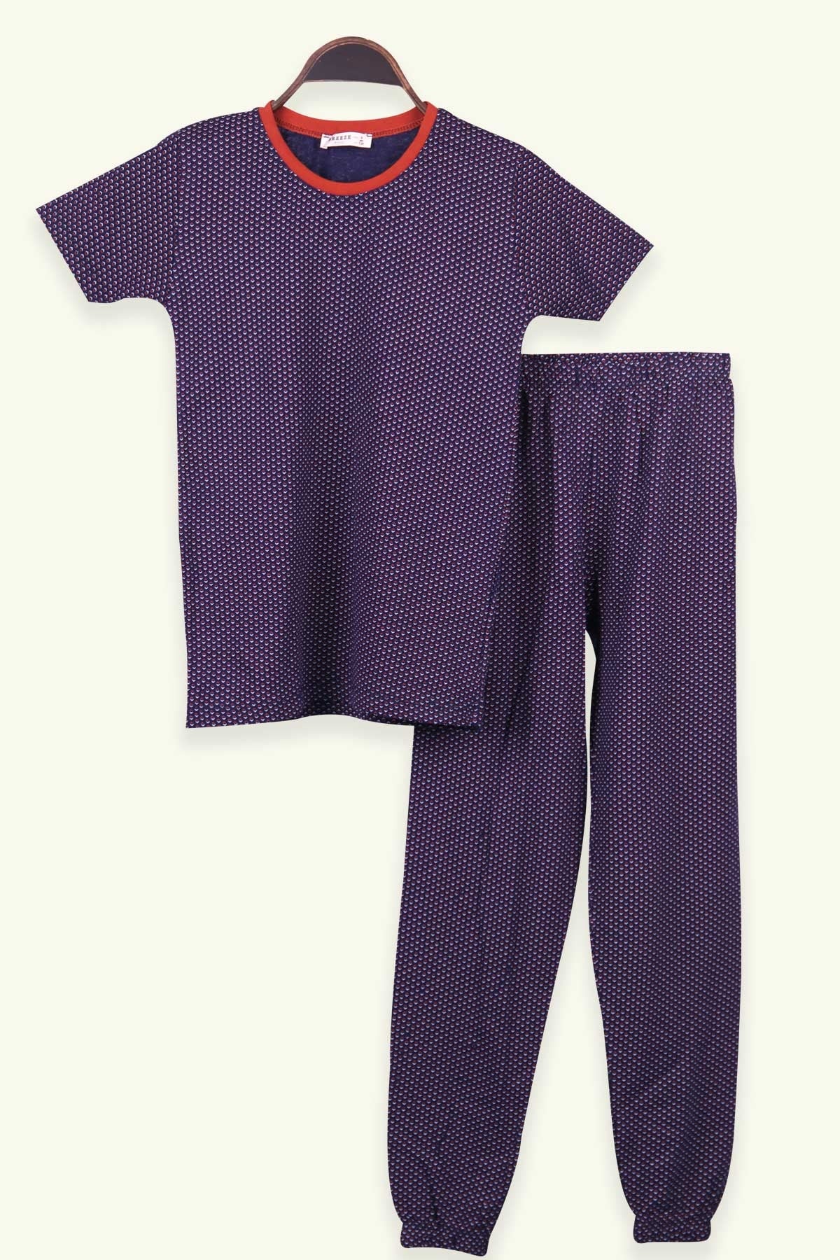 Breeze Erkek Çocuk Pijama Takımı Desenli Lacivert (9-14 Yaş)