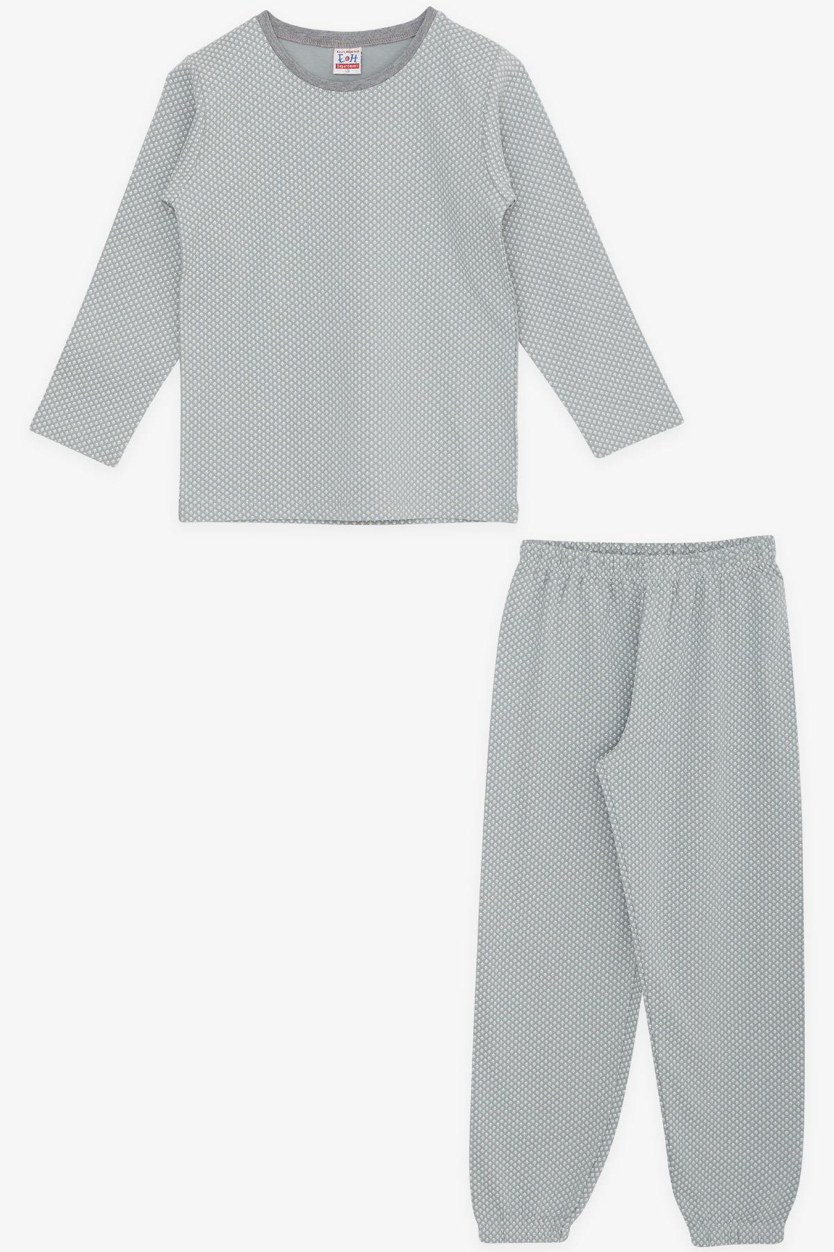 Breeze Erkek Çocuk Pijama Takımı Desenli Mint Yeşili (4-8 Yaş)