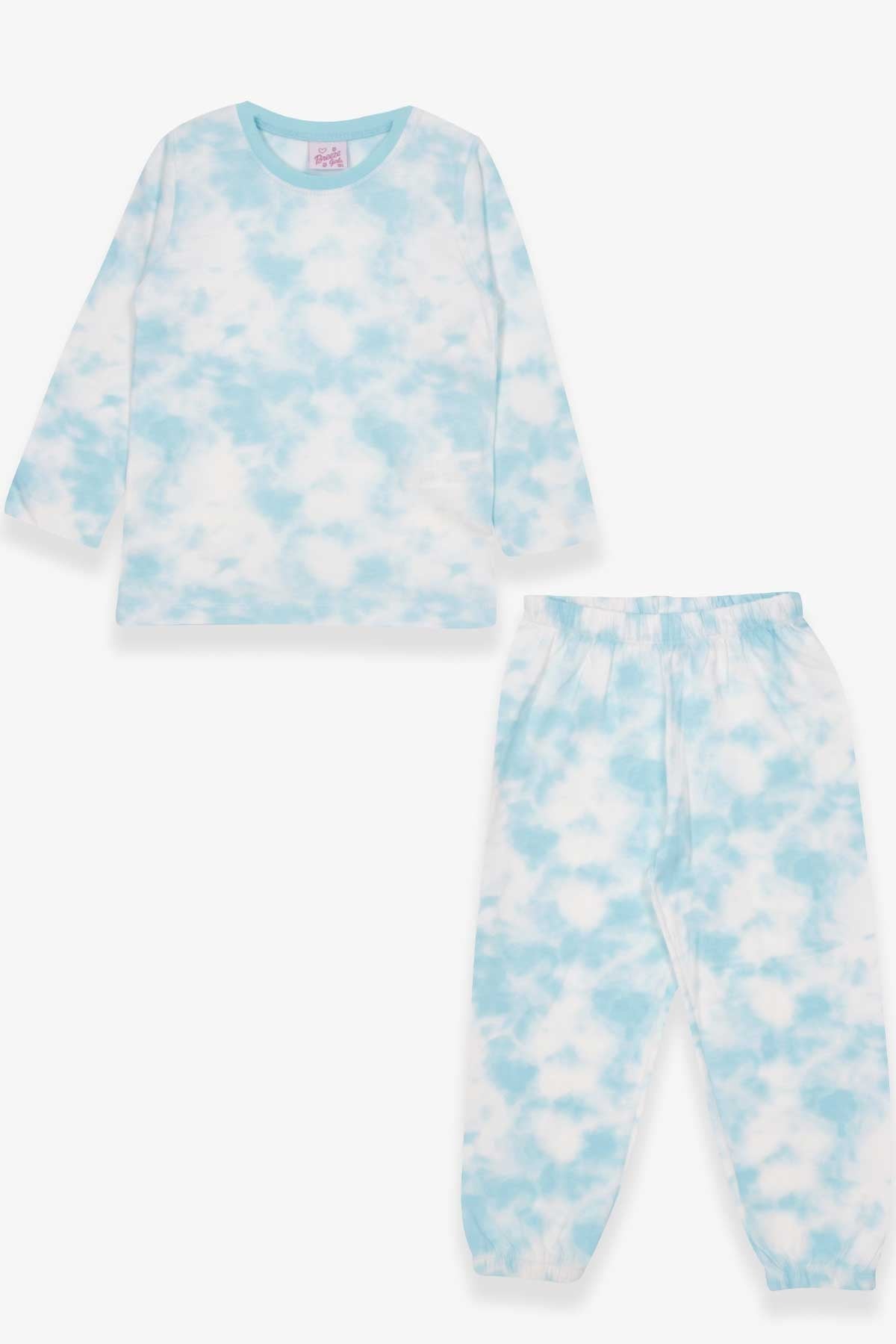 Breeze Erkek Çocuk Pijama Takımı Desenli Açık Mavi (4-8 Yaş)
