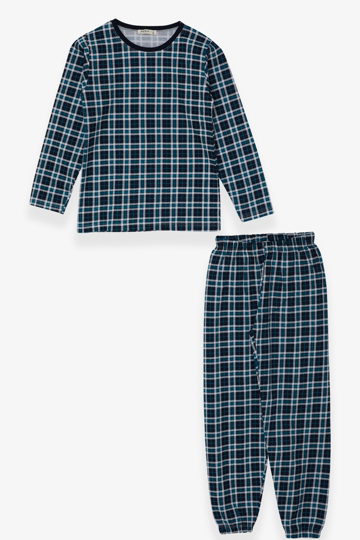 Breeze Erkek Çocuk Pijama Takımı Ekose Desenli Karışık Renk (4-8 Yaş)