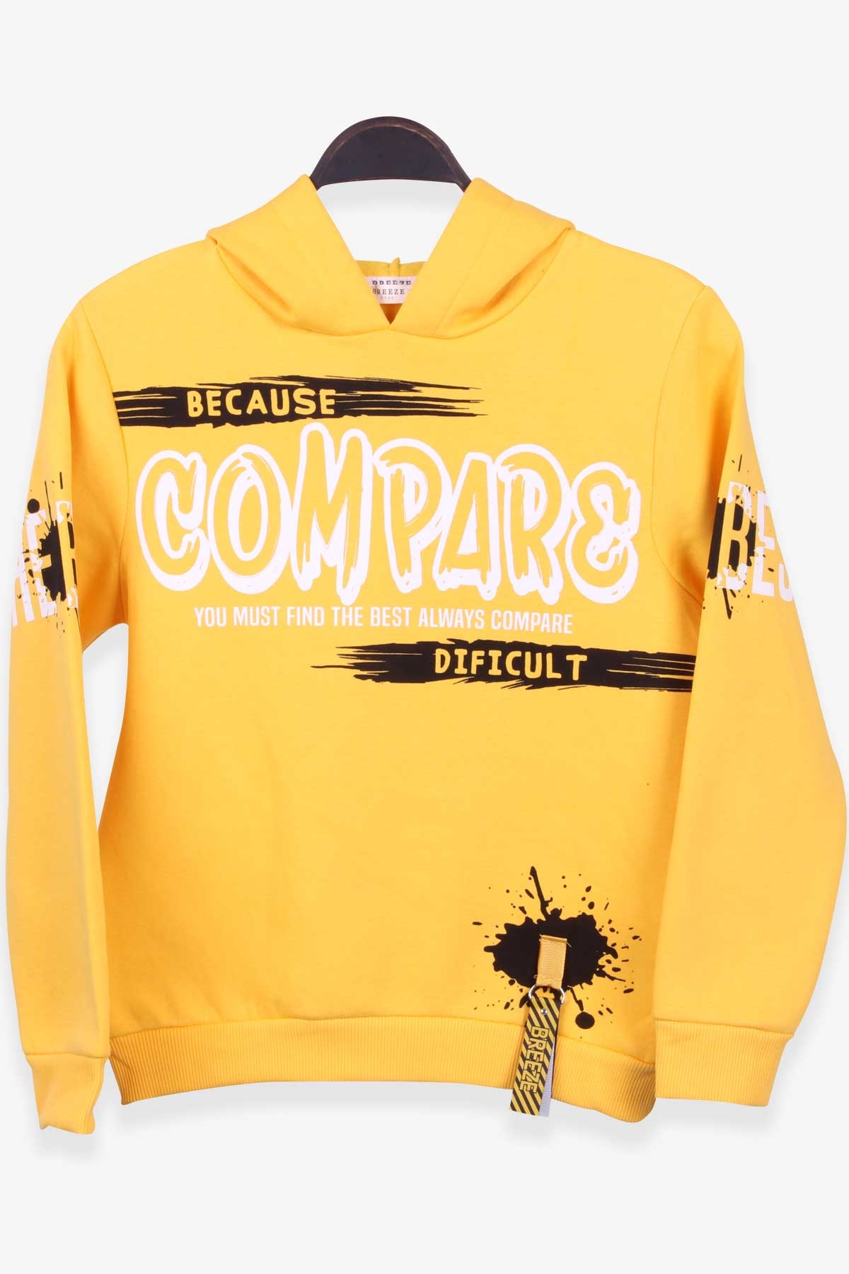 Breeze Erkek Çocuk Sweatshirt Baskılı Sarı (10-14 Yaş)