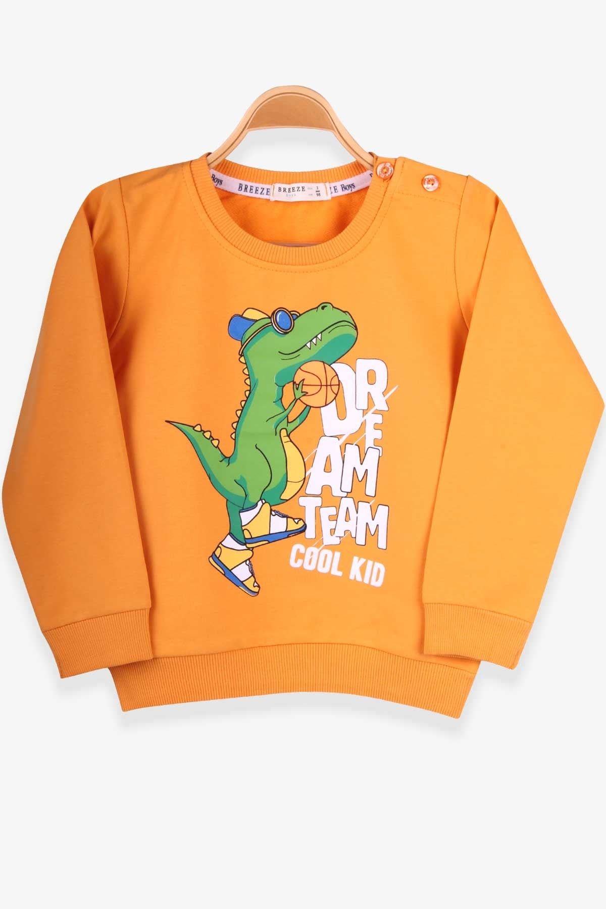 Breeze Erkek Çocuk Sweatshirt Hardal Sarı (1.5-5 Yaş)