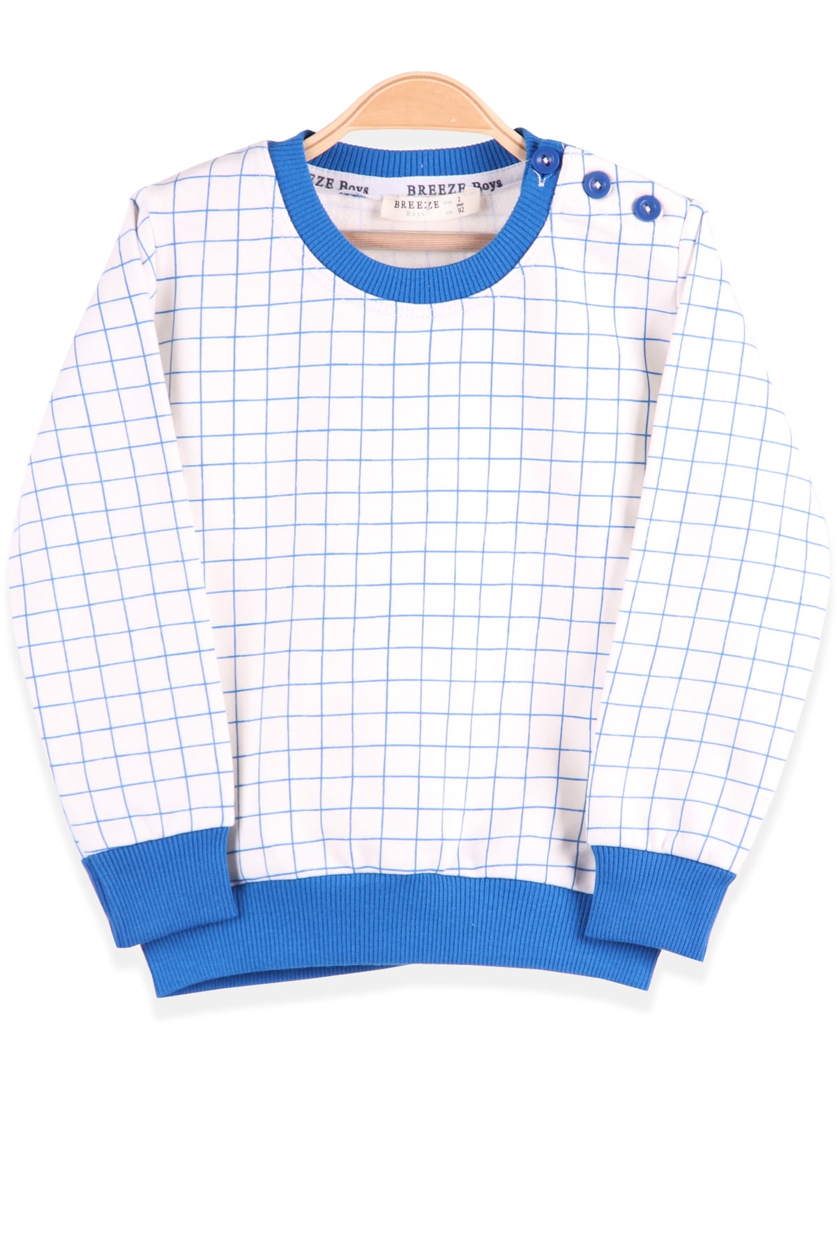 Breeze Erkek Çocuk Sweatshirt Mavi (2-6 Yaş)
