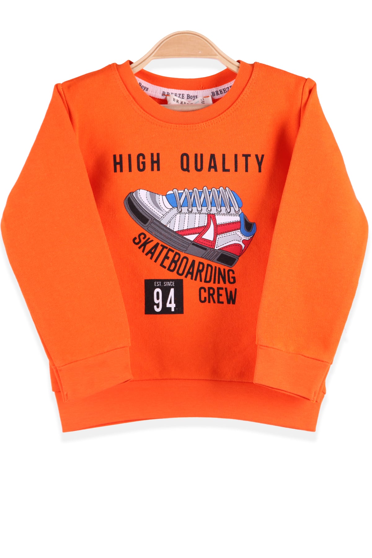 Breeze Erkek Çocuk Sweatshirt Turuncu (1.5-5 Yaş)