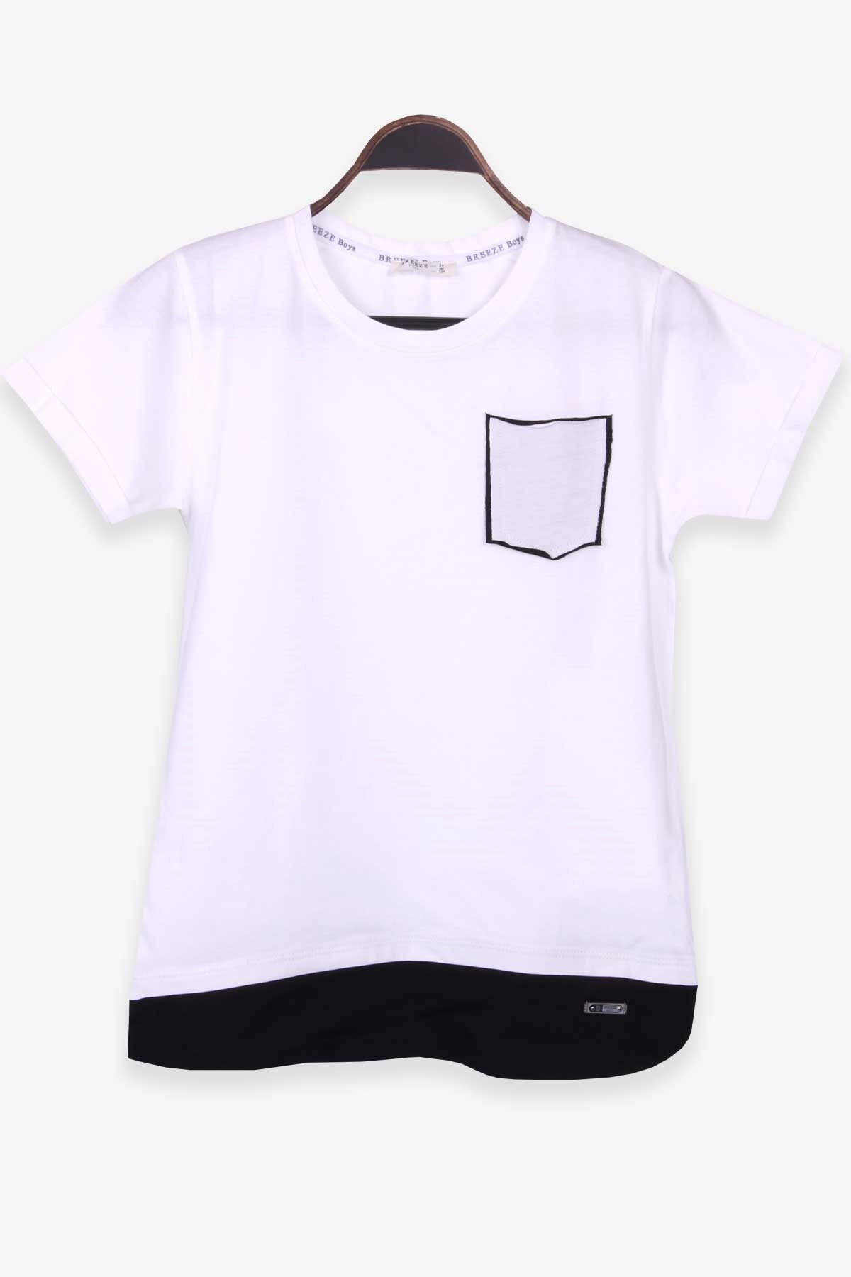 Breeze Erkek Çocuk Tişört Basic Beyaz (9-14 Yaş)