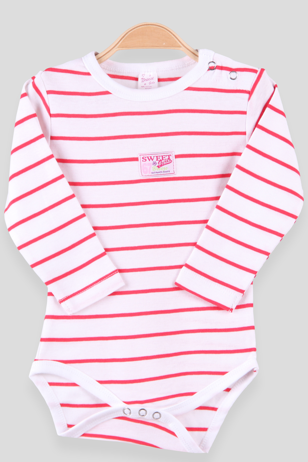 Breeze Kız Bebek Çıtçıtlı Body Ekru (9 Ay-3 Yaş)