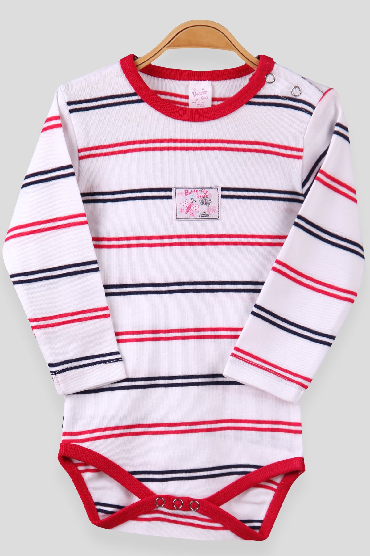 Breeze Kız Bebek Çıtçıtlı Body Ekru (9 Ay-3 Yaş)