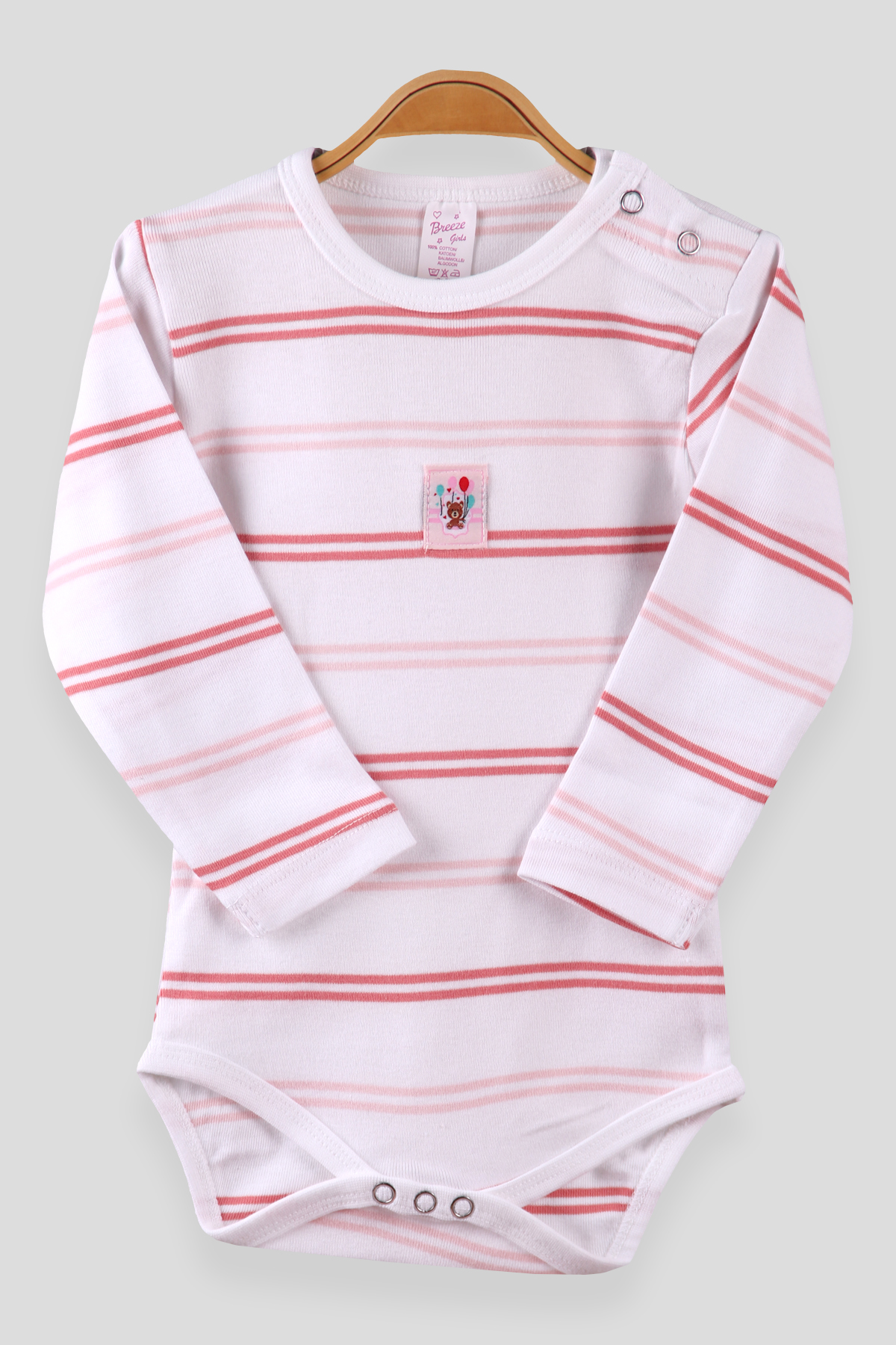 Breeze Kız Bebek Çıtçıtlı Body Ekru (9 Ay-3 Yaş)
