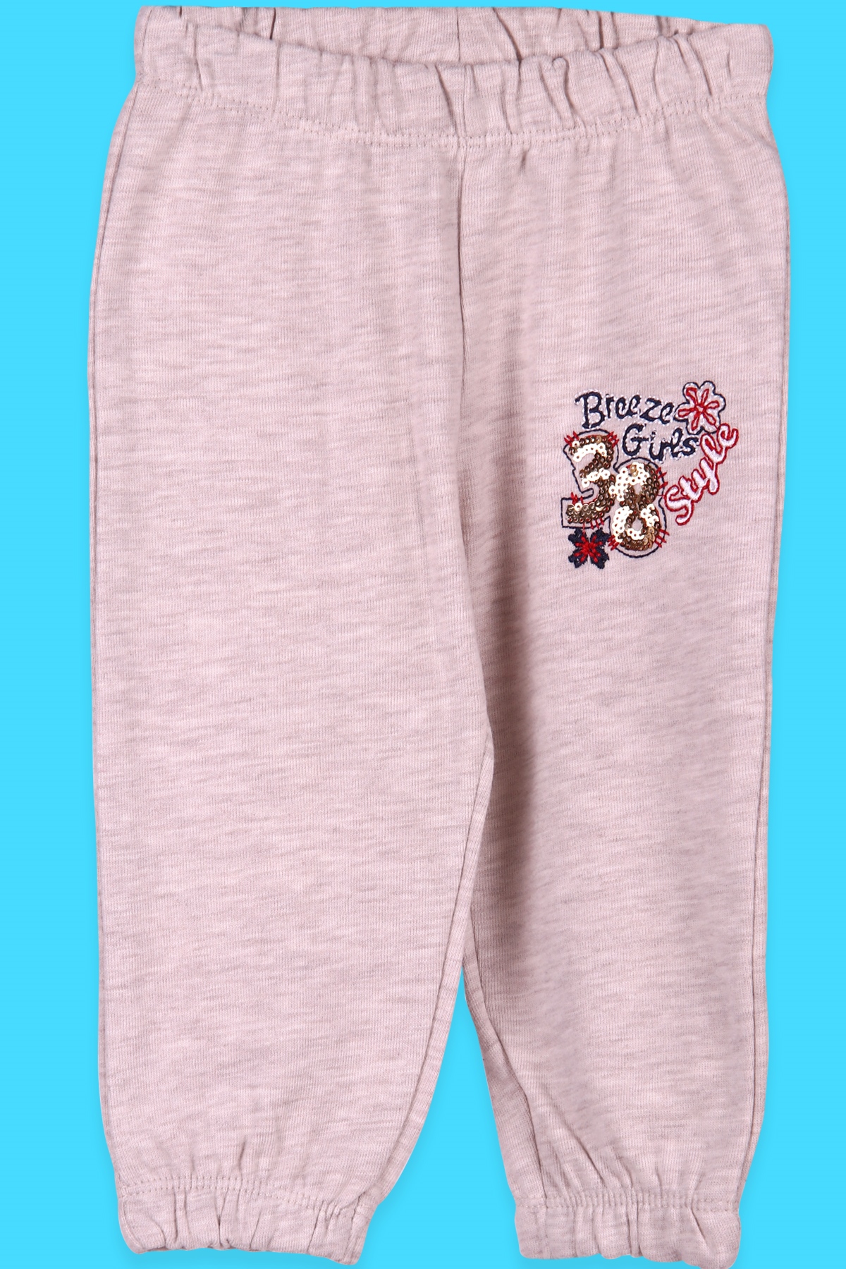 Breeze Kız Bebek Eşofman Altı Basic Nakışlı Taş (9 Ay-3 Yaş)