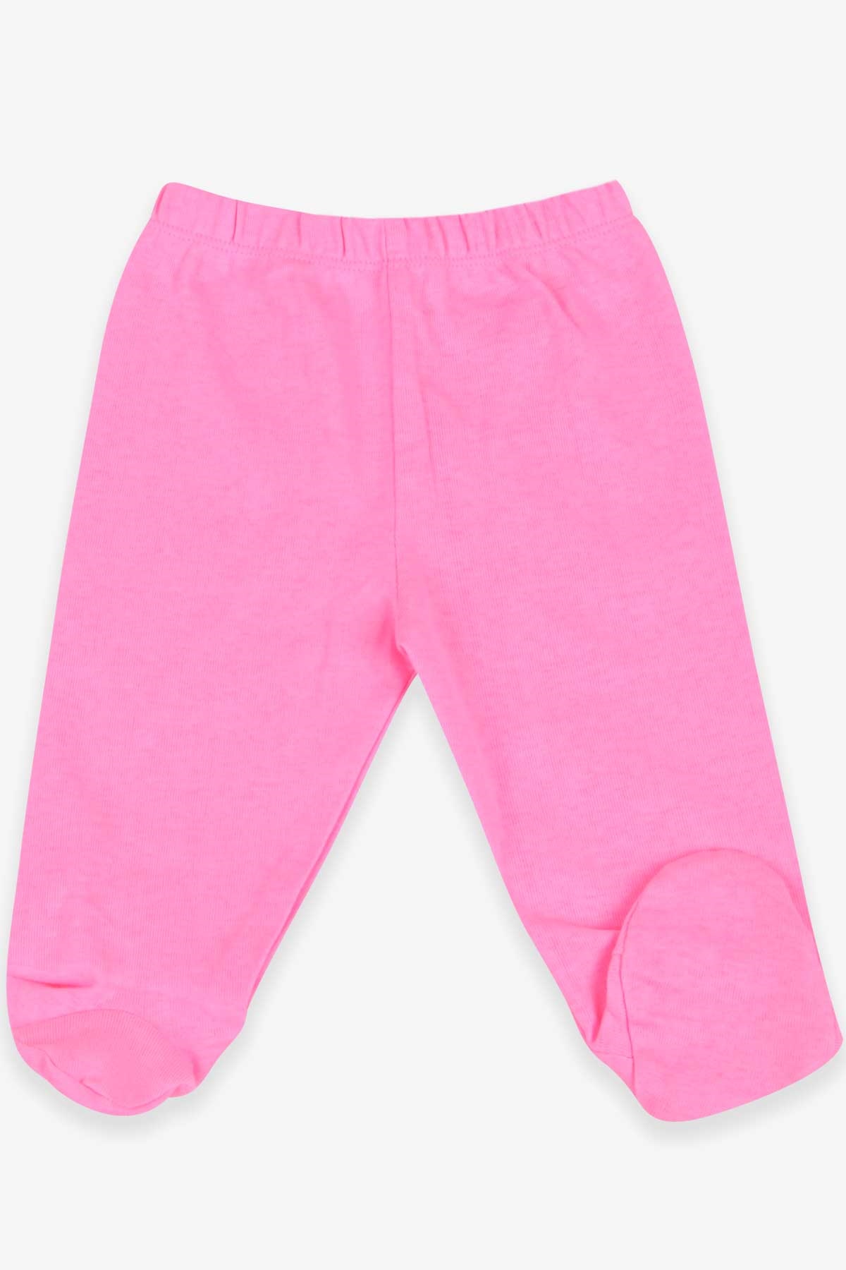Breeze Kız Bebek Eşofman Altı Patikli Basic Neon Pembe (0-3 Ay)