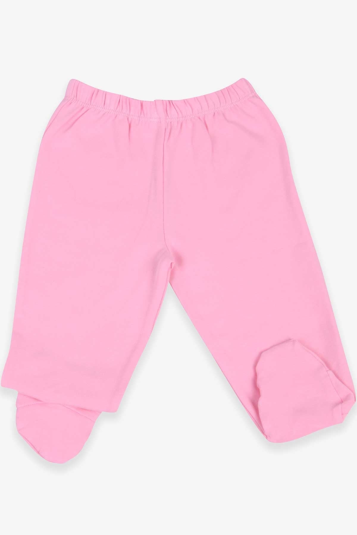 Breeze Kız Bebek Eşofman Altı Patikli Basic Pudra (0-3 Ay)