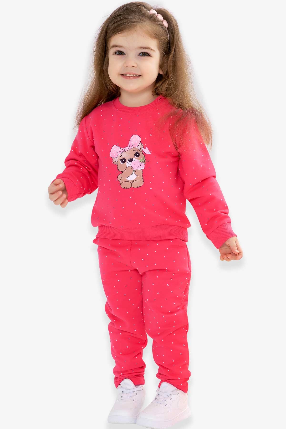 Breeze Kiz Bebek Esofman Takimi Koala Baskili Mercan (6 Ay-2 Yaş)