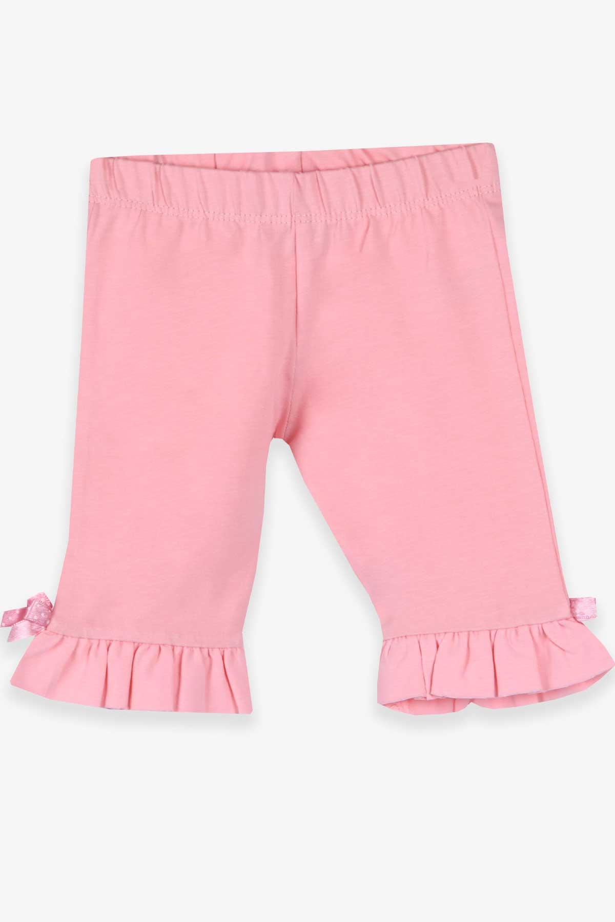 Breeze Kız Bebek Kapri Fiyonklu Fırfırlı Somon (9 Ay-2 Yaş)