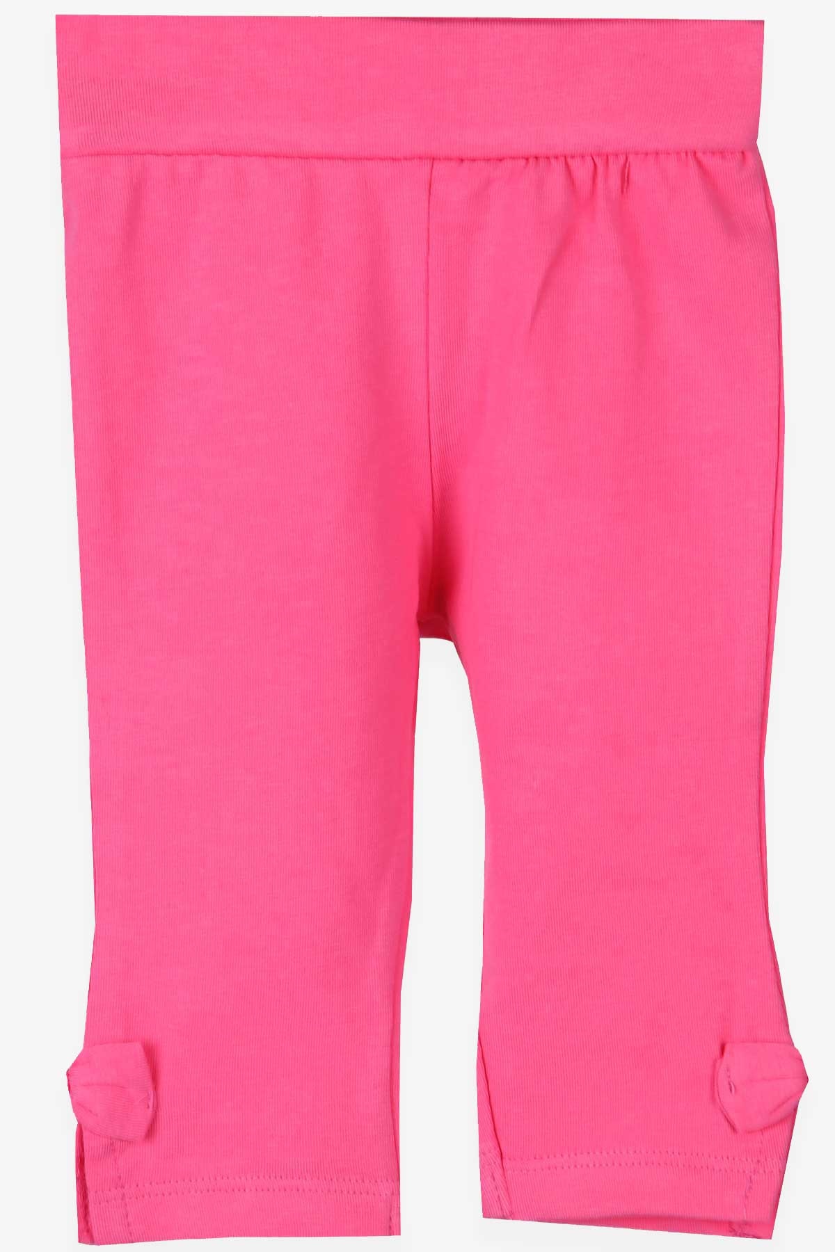 Breeze Kız Bebek Kapri Tayt Paçası Fiyonk Yırtmaçlı Pembe (1.5 Yaş)