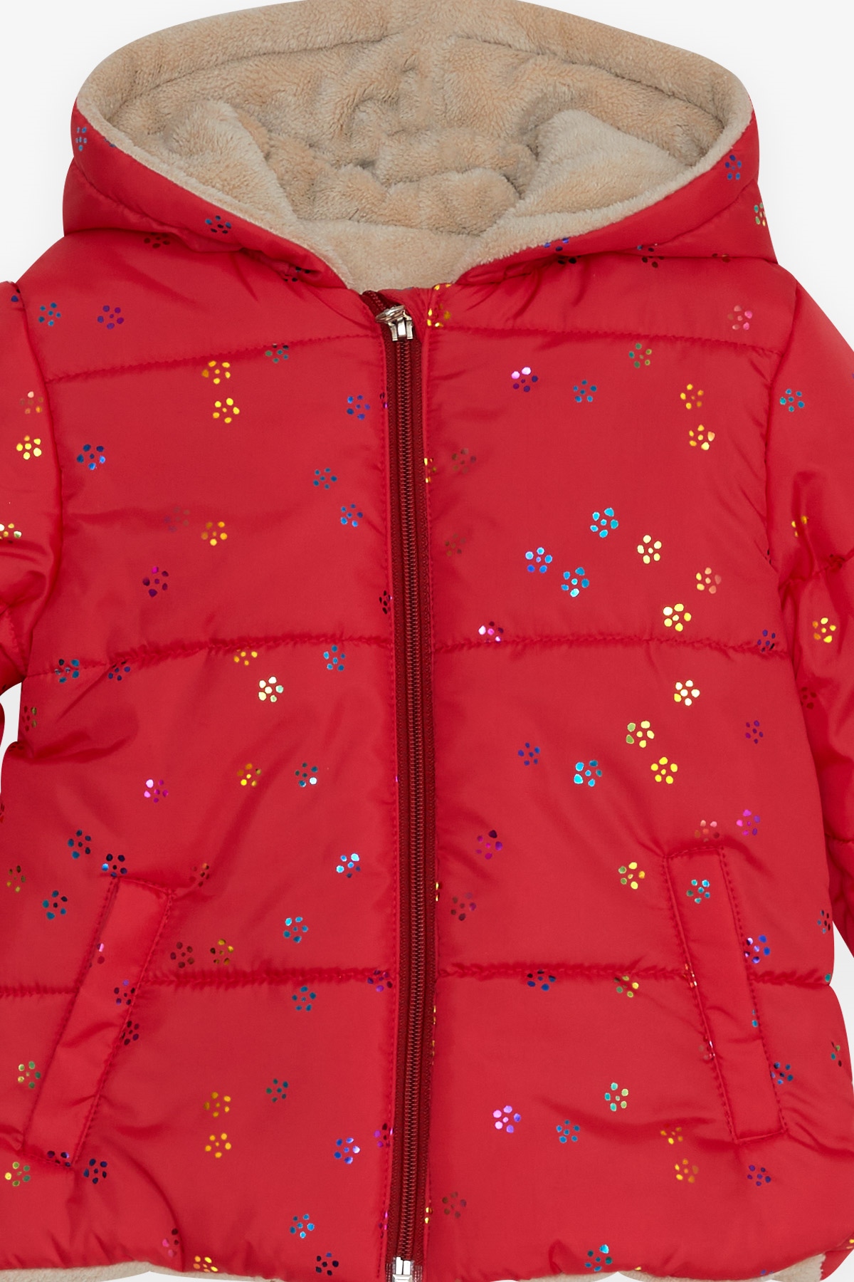 Kız Bebek Mont Renkli Sim Desenli Narçiçeği 6-9 Ay - Bebek Montları ve  Yağmurlukları | Breeze