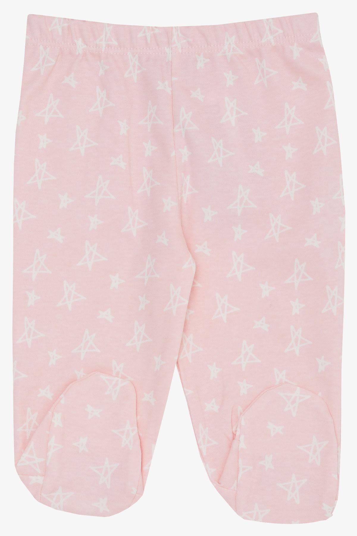 Breeze Kız Bebek Patikli Alt Yıldız Desenli Pembe (6 Ay)