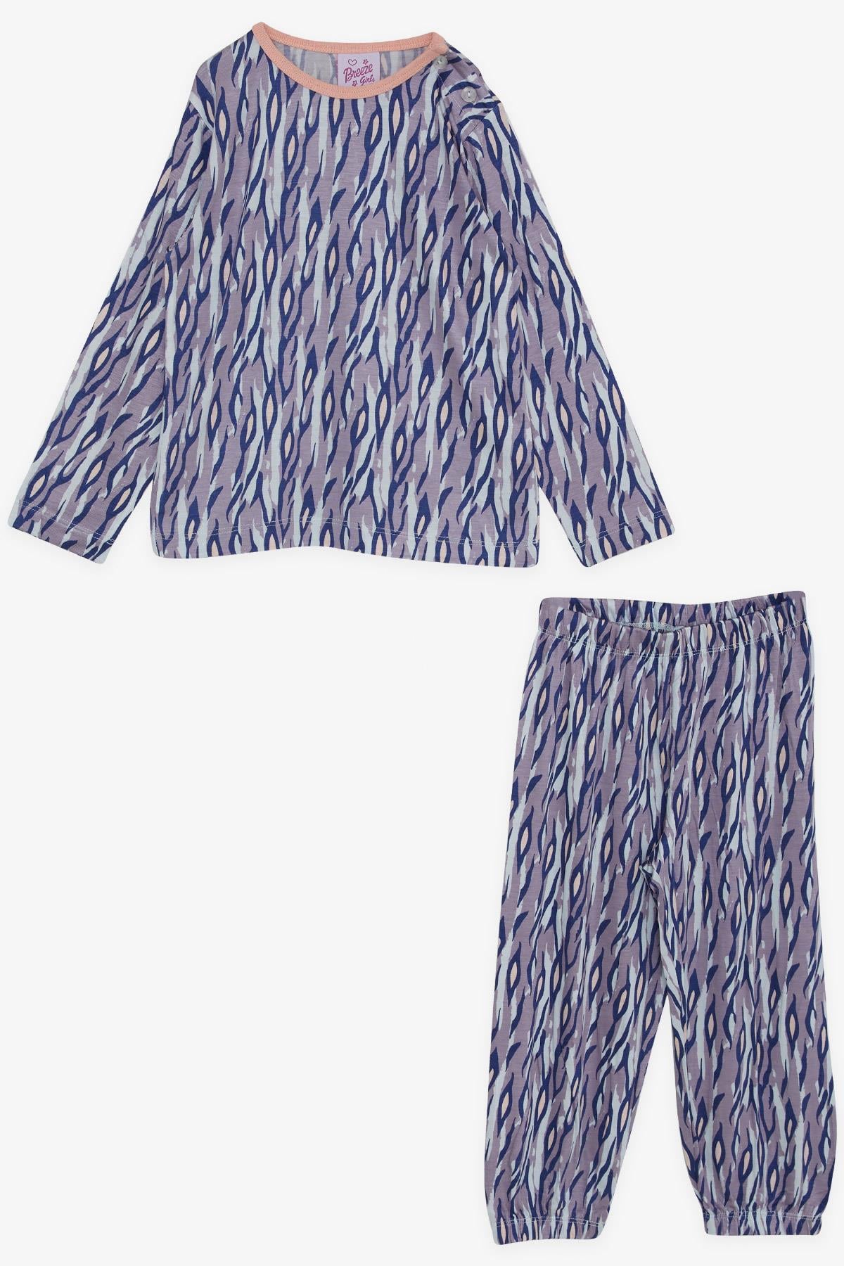 Breeze Kız Bebek Pijama Takımı Desenli Karışık Renk (9 Ay-3 Yaş)