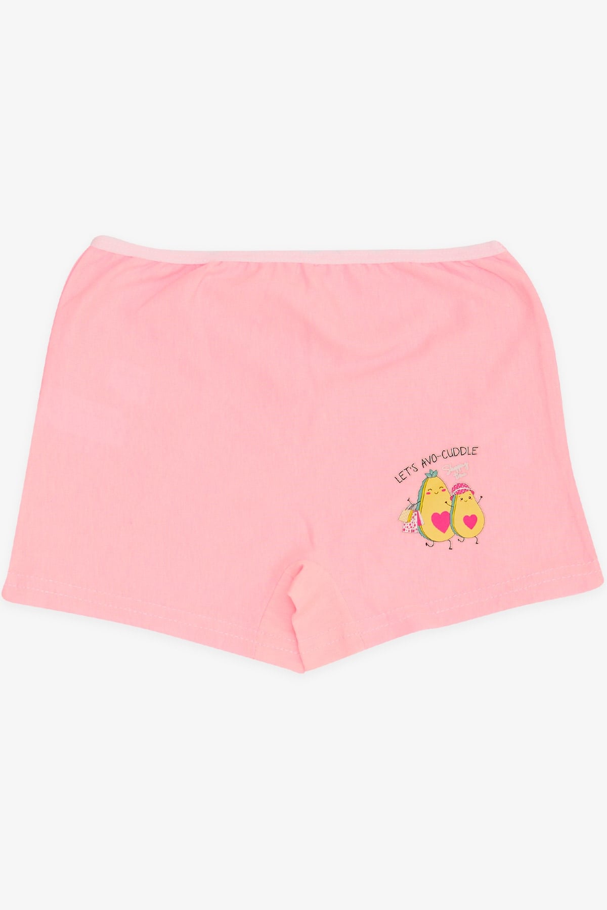 Breeze Kız Çocuk Boxer Avokado Baskılı Pembe (5-11 Yaş)