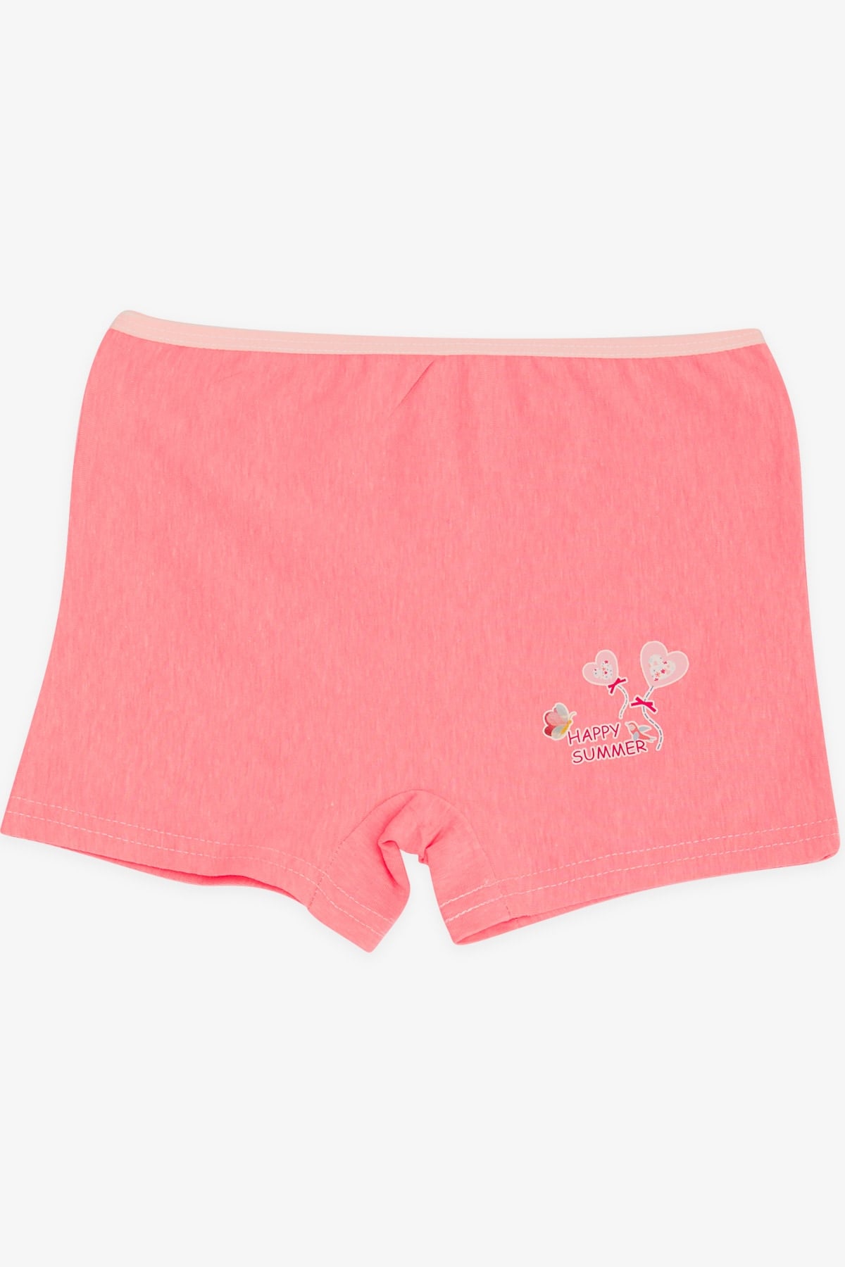 Breeze Kız Çocuk Boxer Baloncuk Baskılı Neon Pembe (5-11 Yaş)