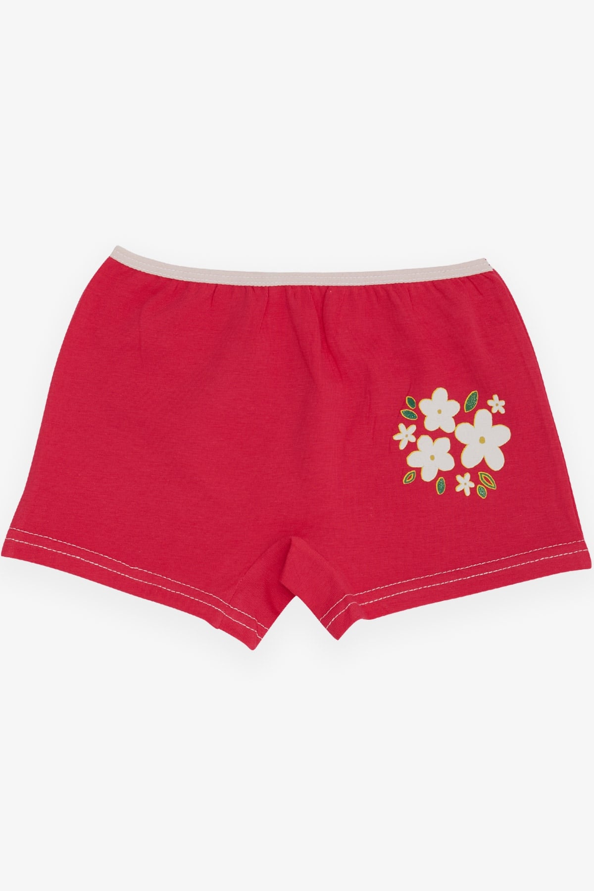 Breeze Kız Çocuk Boxer Çiçek Baskılı Fuşya (5-11 Yaş)