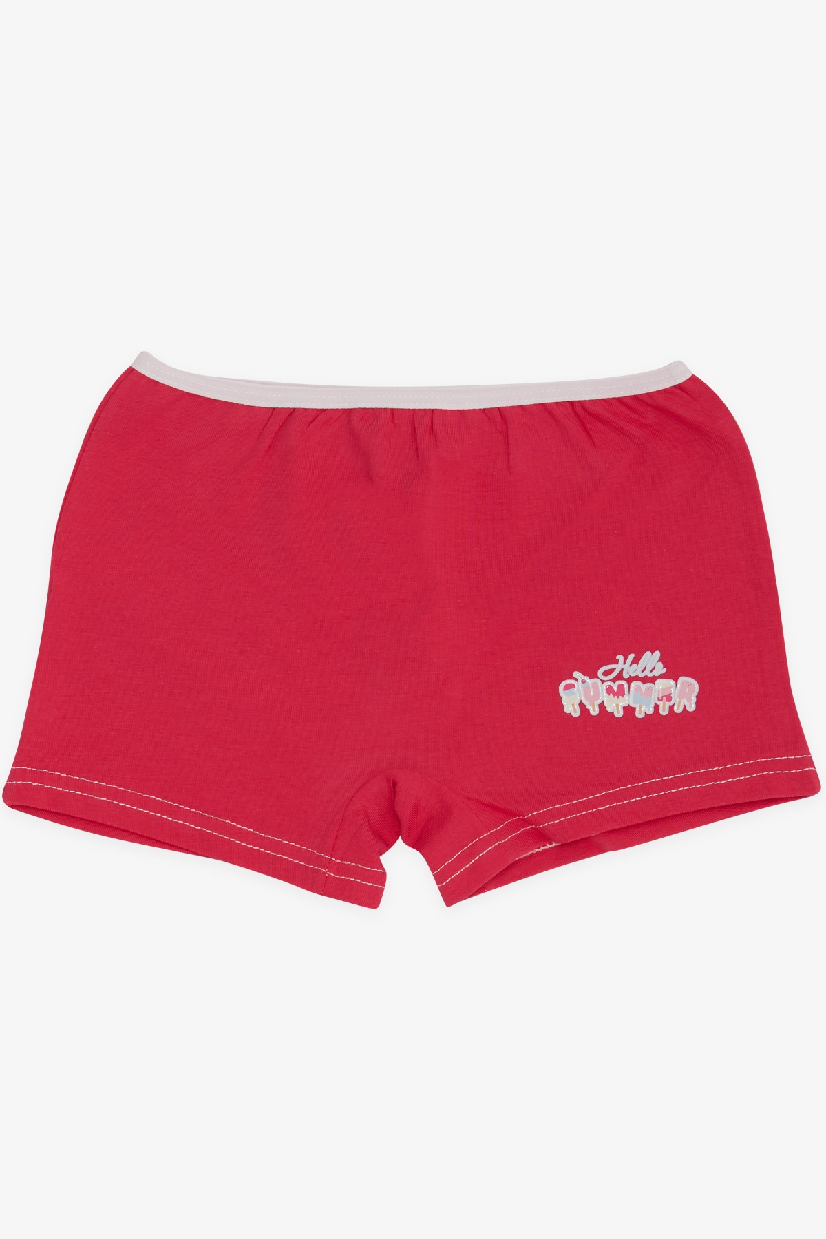 Breeze Kız Çocuk Boxer Dondurma Baskılı Fuşya (5-11 Yaş)