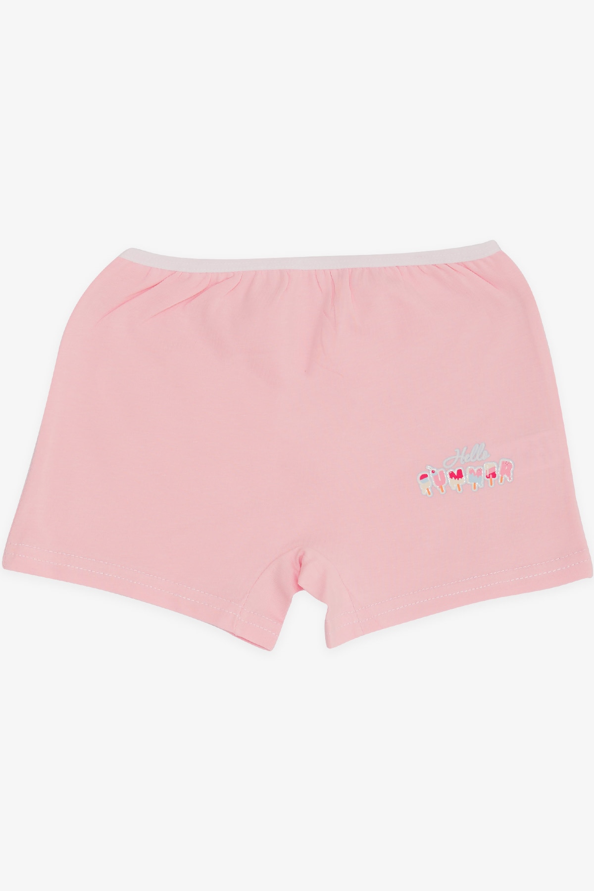 Breeze Kız Çocuk Boxer Dondurma Baskılı Pembe (5-11 Yaş)
