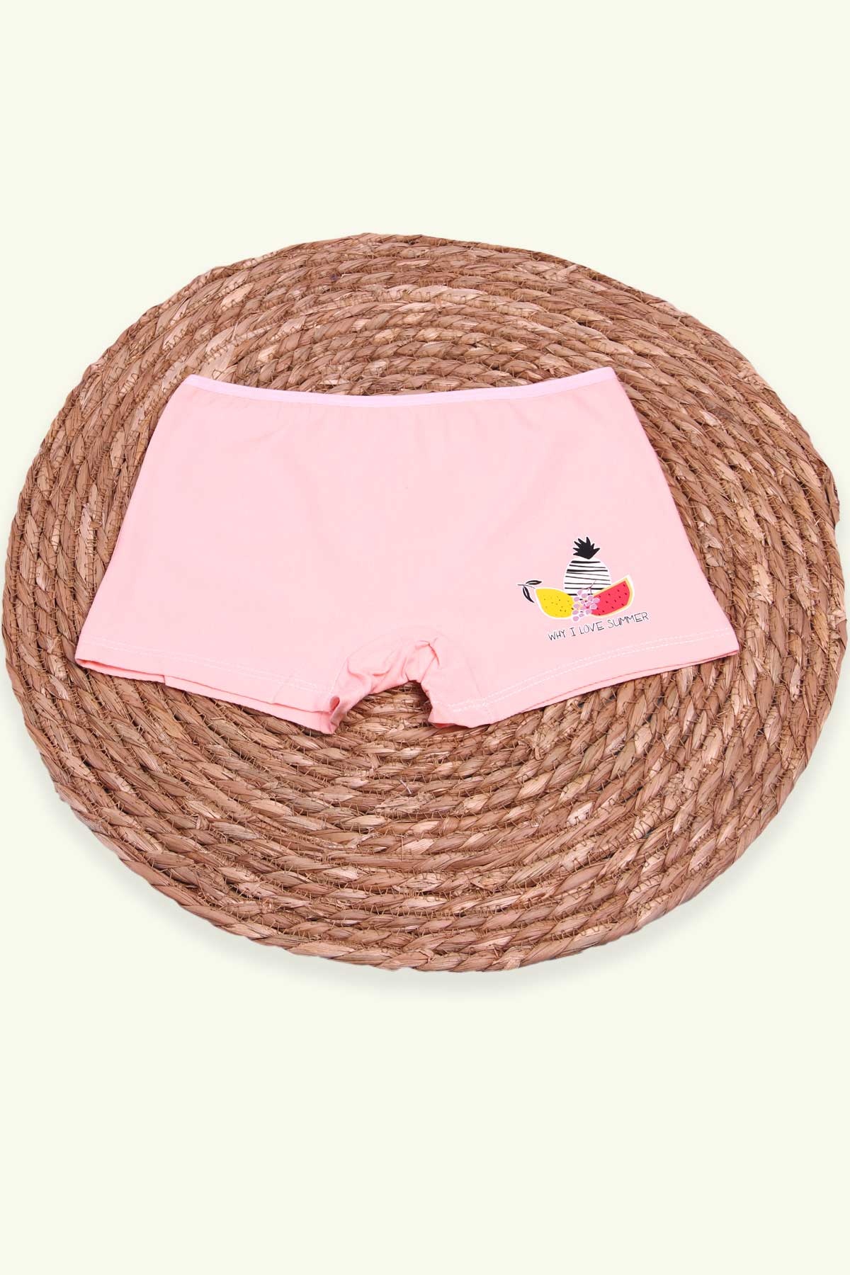 Breeze Kız Çocuk Boxer Karpuz Baskılı Somon (6 Yaş)