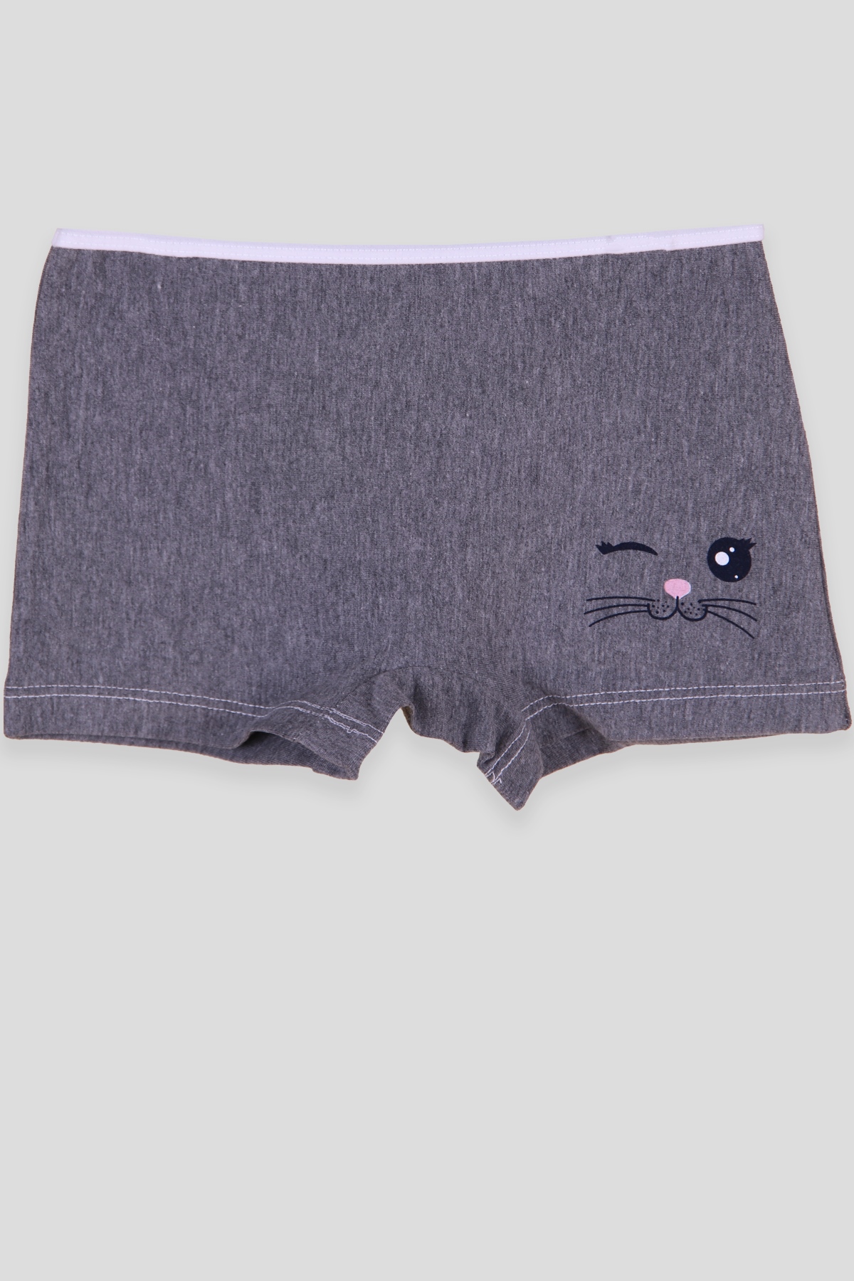 Breeze Kız Çocuk Boxer Kedi Baskılı Füme (3-11 Yaş)