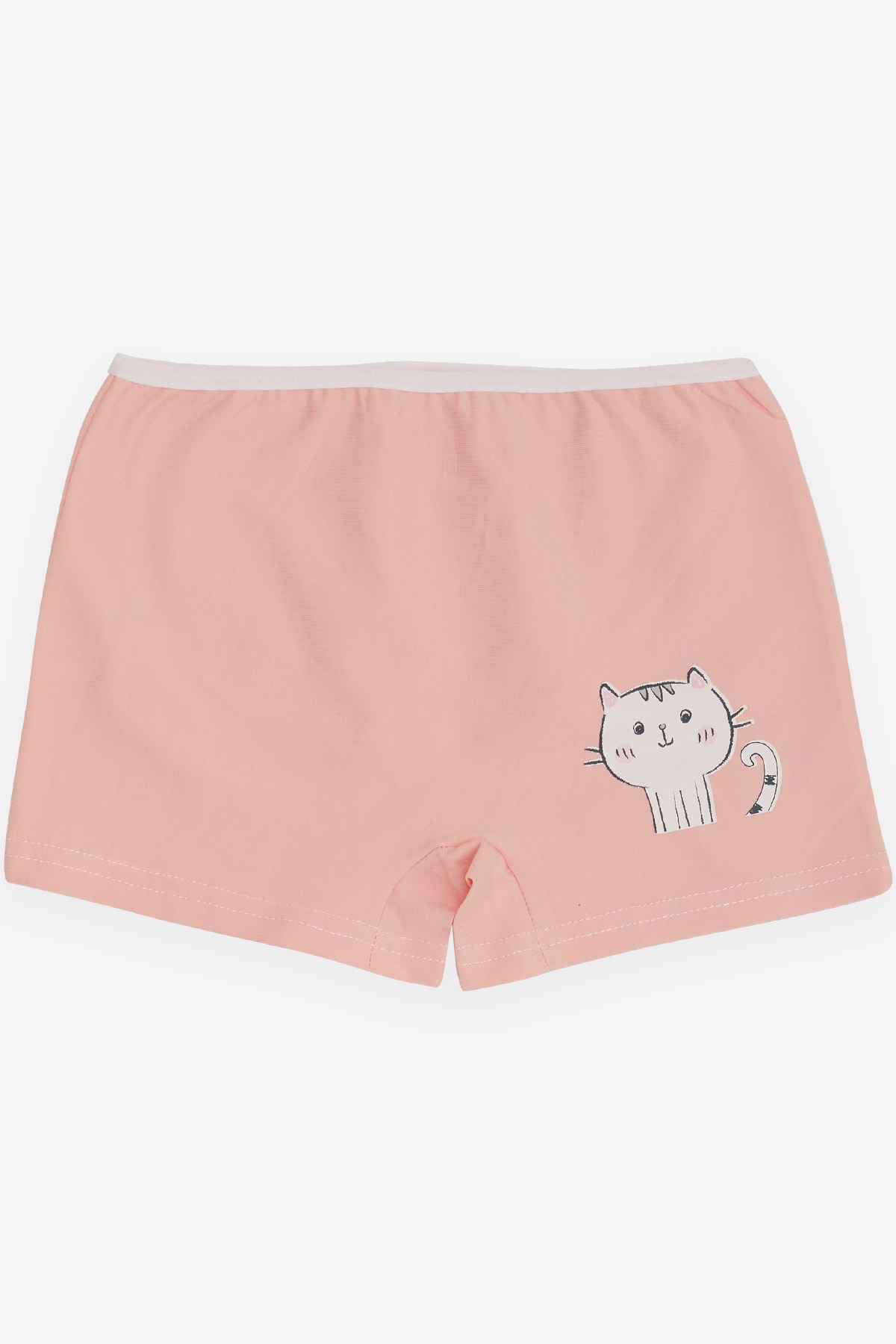 Breeze Kız Çocuk Boxer Kedicik Baskılı Pudra (5-11 Yaş)