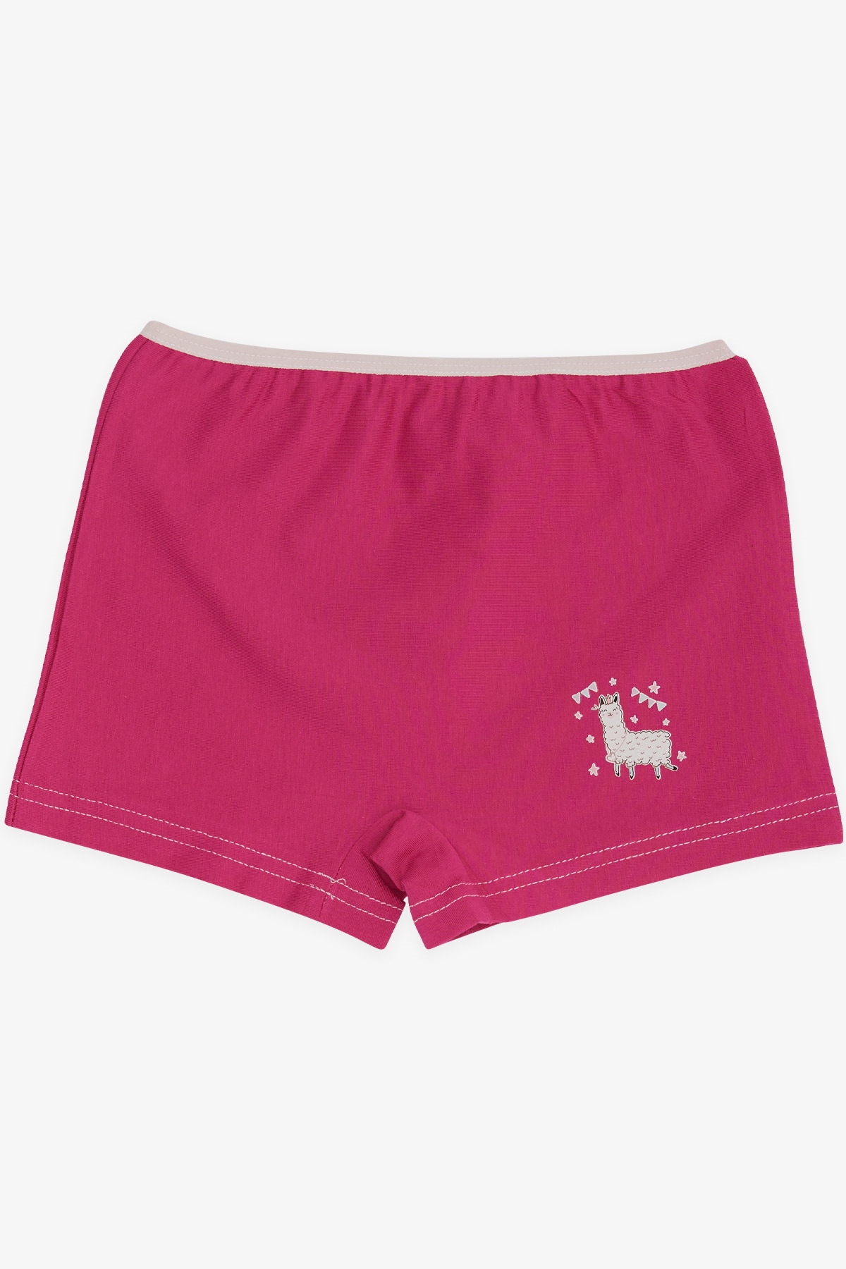 Breeze Kız Çocuk Boxer Kuzucuk Baskılı Fuşya (5-11 Yaş)