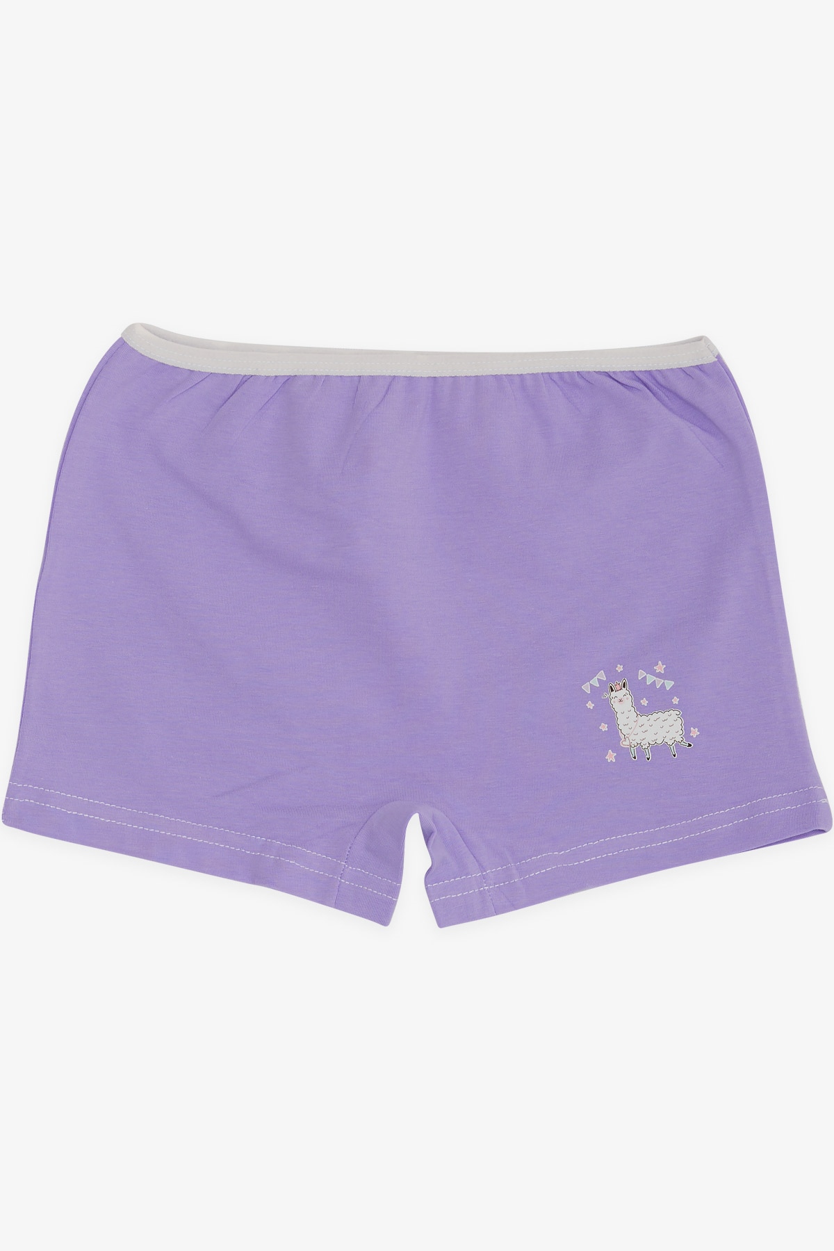 Breeze Kız Çocuk Boxer Kuzucuk Baskılı Lila (5-11 Yaş)