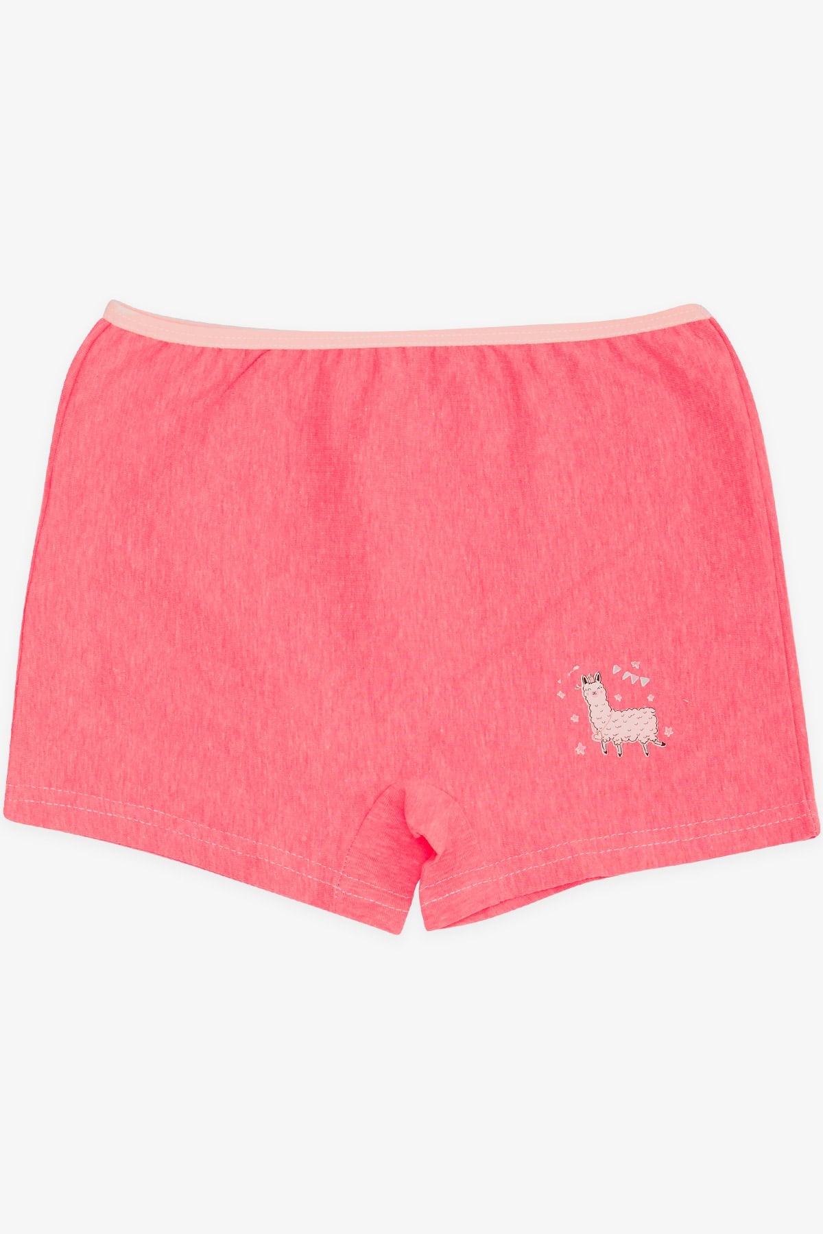 Breeze Kız Çocuk Boxer Kuzucuk Baskılı Neon Pembe (5-11 Yaş)