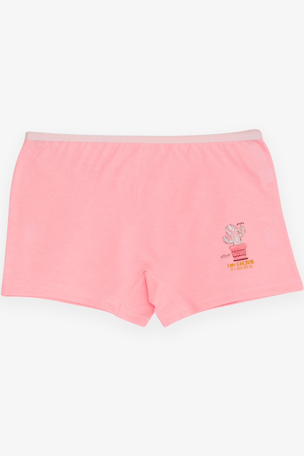 Breeze Kız Çocuk Boxer Neşeli Kaktüs Baskılı Pembe (5-11 Yaş)