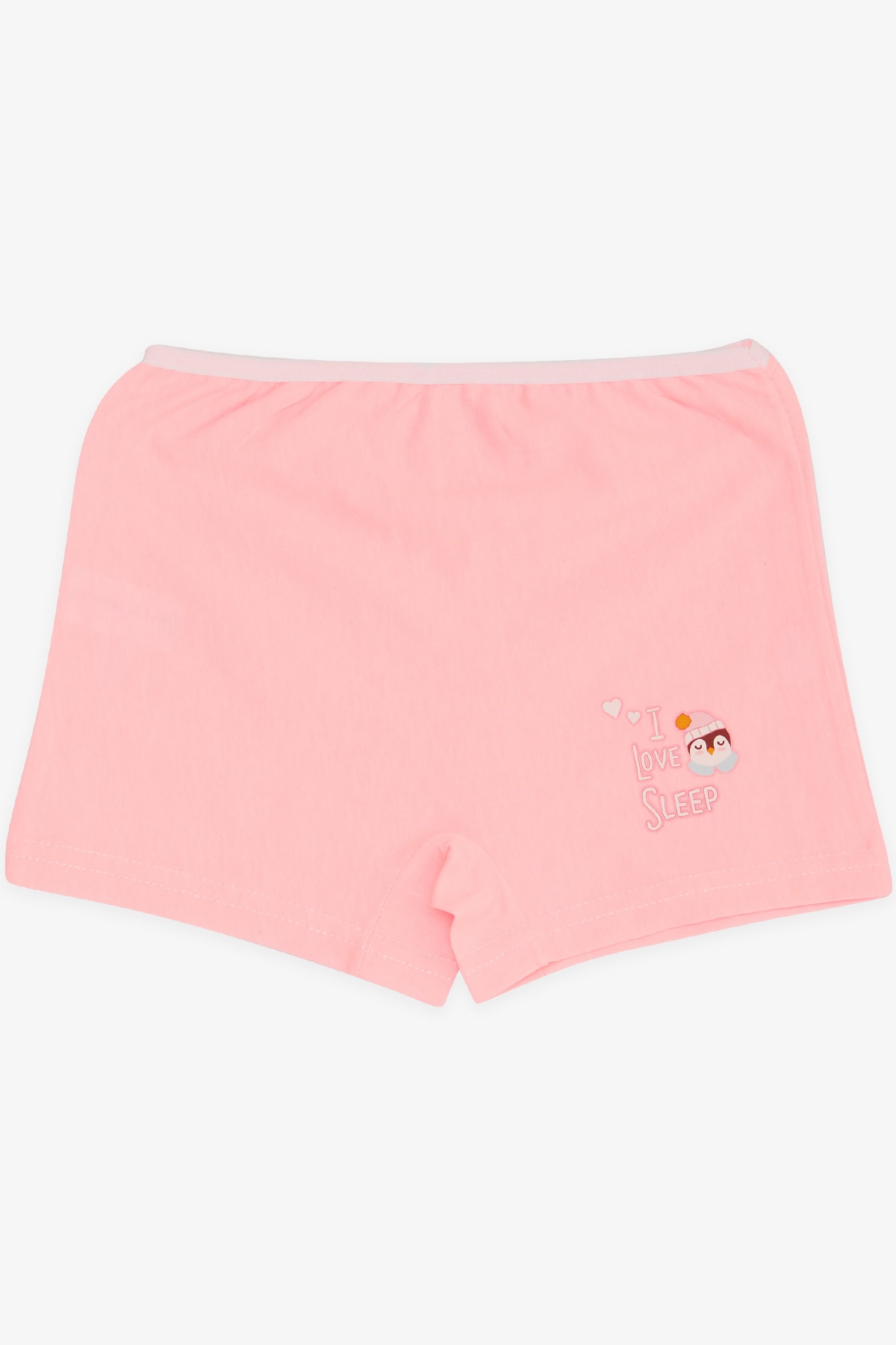 Breeze Kız Çocuk Boxer Penguen Baskılı Pembe (5-11 Yaş)