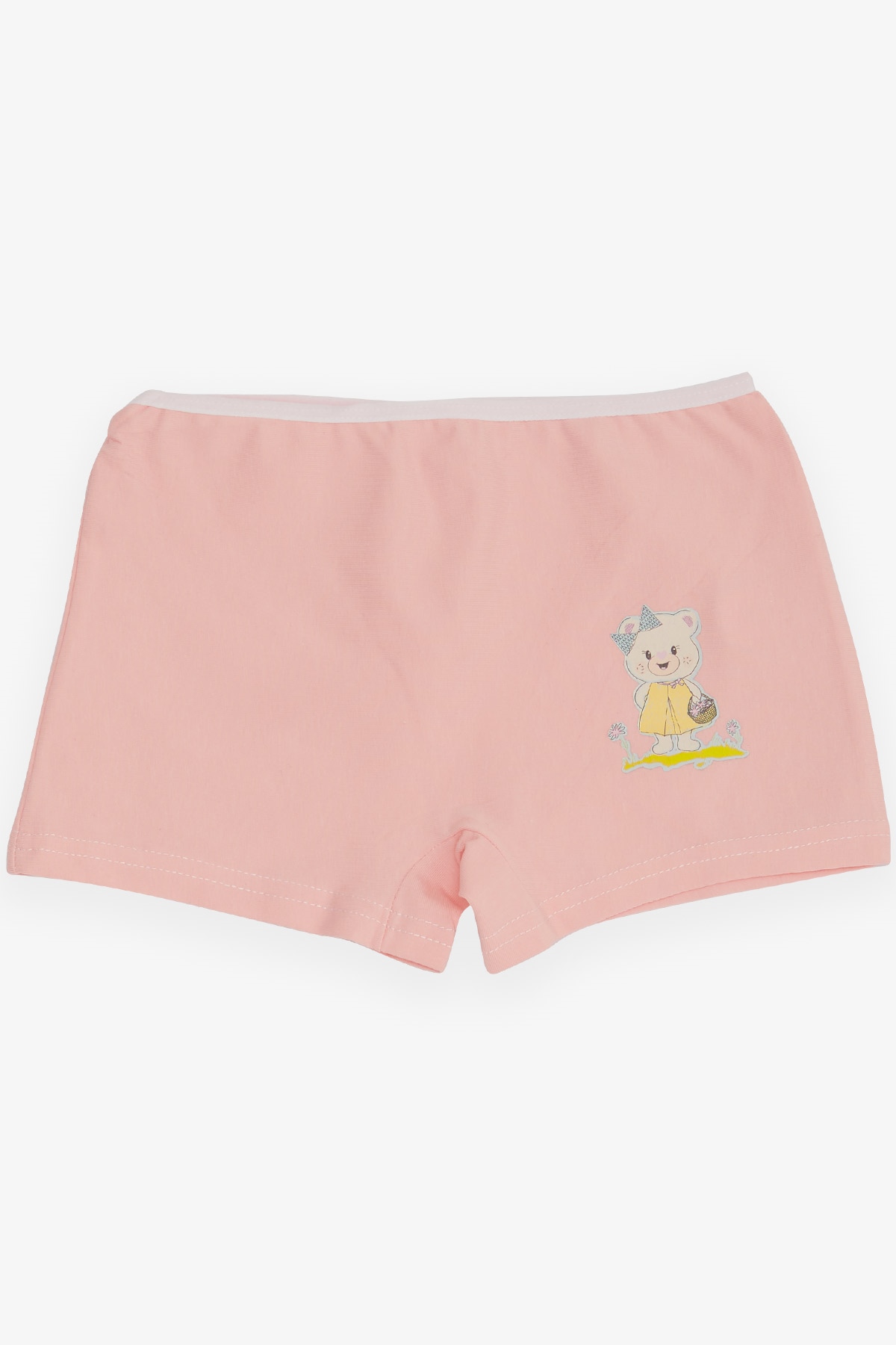 Breeze Kız Çocuk Boxer Sevimli Ayıcık Baskılı Pembe (5-11 Yaş)
