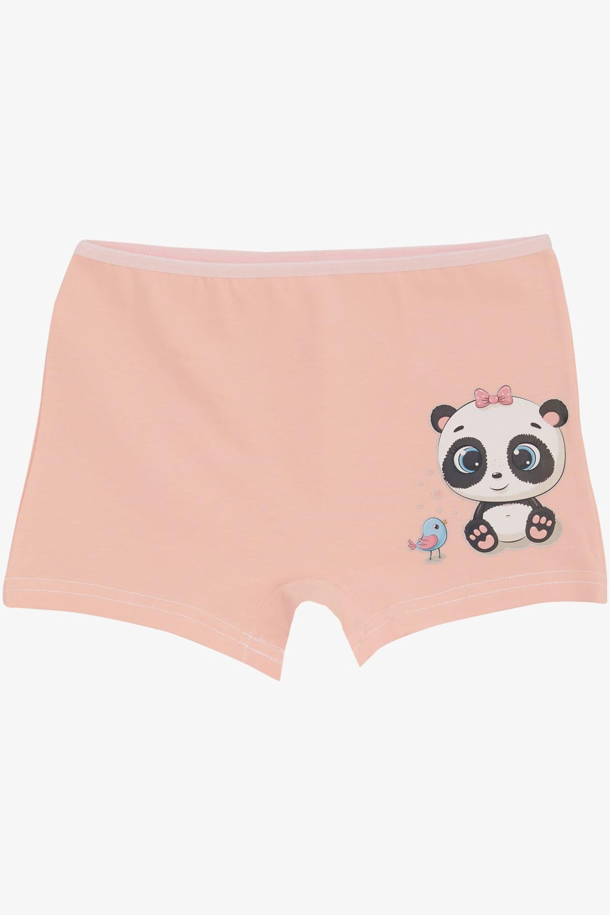 Breeze Kız Çocuk Boxer Sevimli Dost Hayvancıklar Baskılı Pembe (5-11 Yaş)
