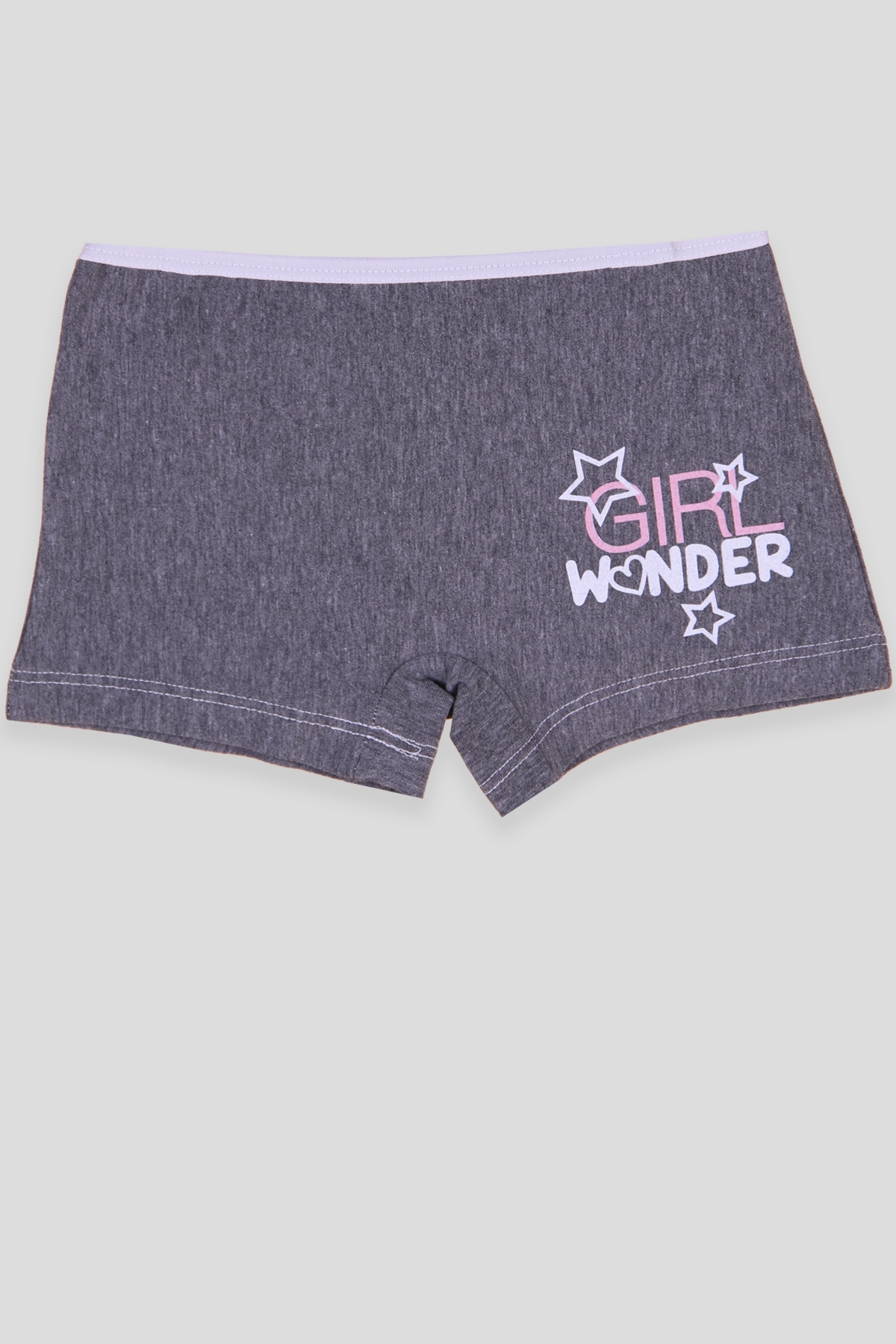 Breeze Kız Çocuk Boxer Yazı Baskılı Füme (3-11 Yaş)