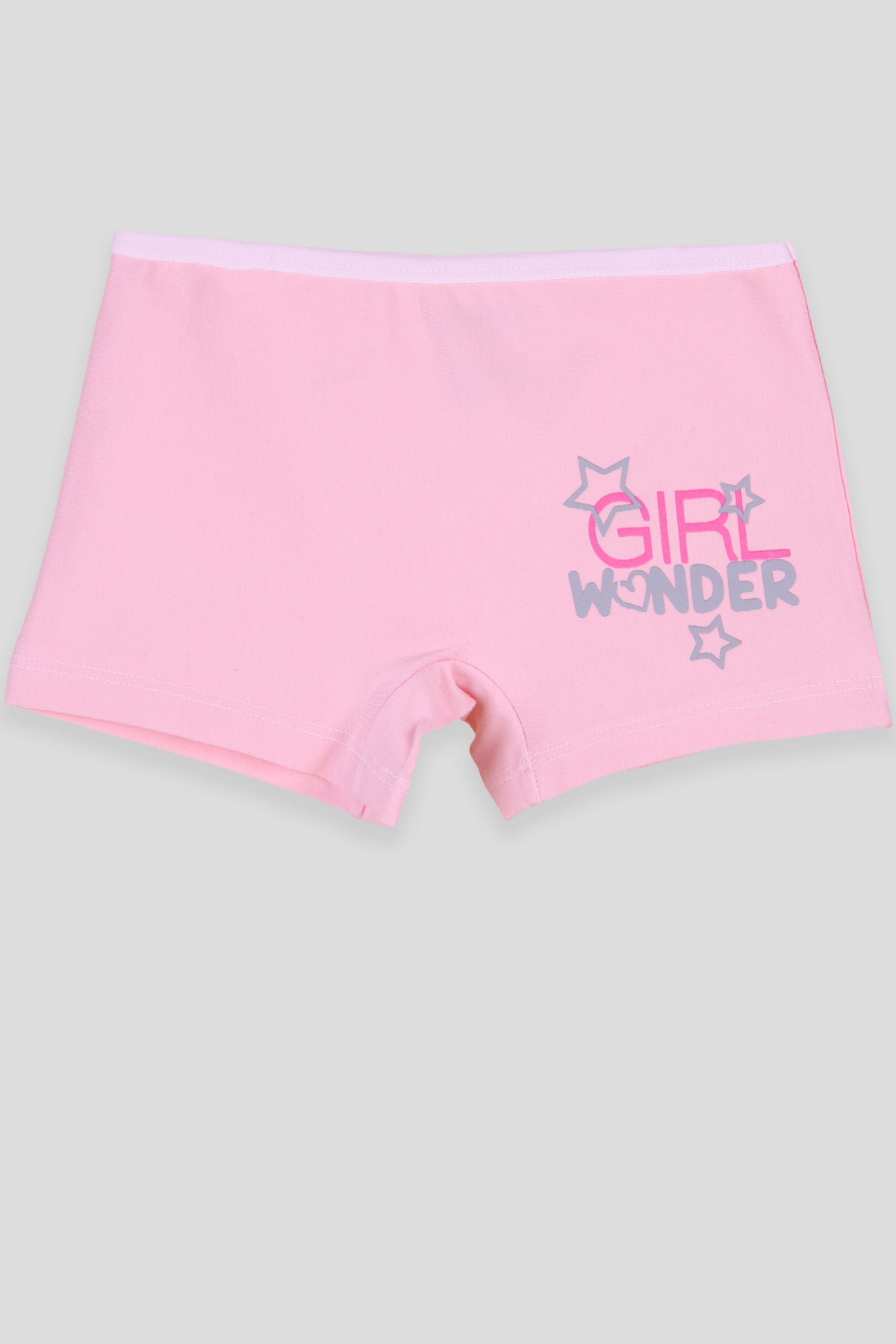 Breeze Kız Çocuk Boxer Yazı Baskılı Pudra (3-11 Yaş)