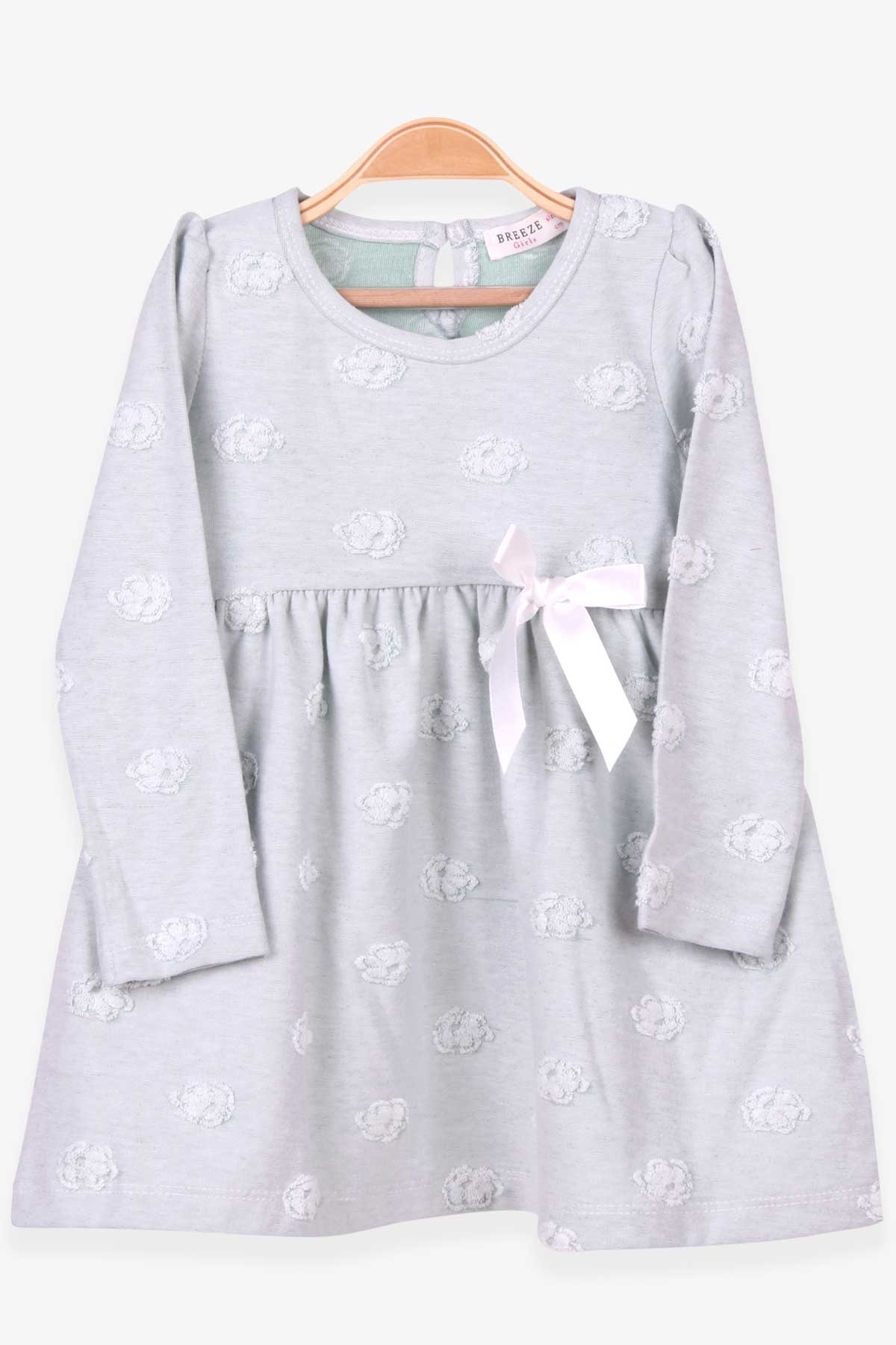 Breeze Kız Çocuk Elbise Puan Desenli Fiyonklu Mint Yeşili (2-6 Yaş)