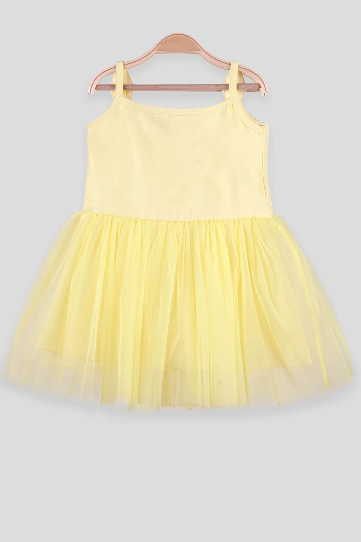 Tüllü Unicorn Sarı - Kız Çocuk Elbisesi 3-8 Yaş | Breeze