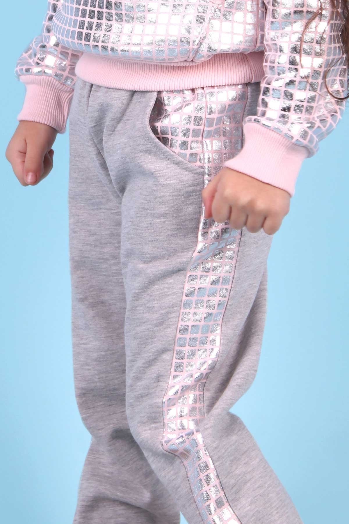 Breeze Kız Çocuk Eşofman Altı Cepli Pudra (1.5-5 Yaş)