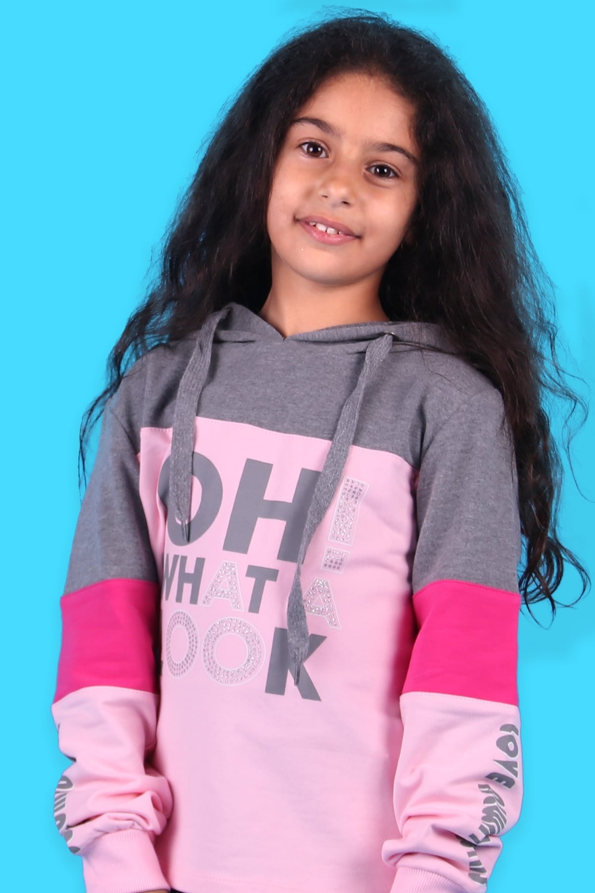 Breeze Kız Çocuk Eşofman Takımı Kapüşonlu Pembe (9-14 Yaş)
