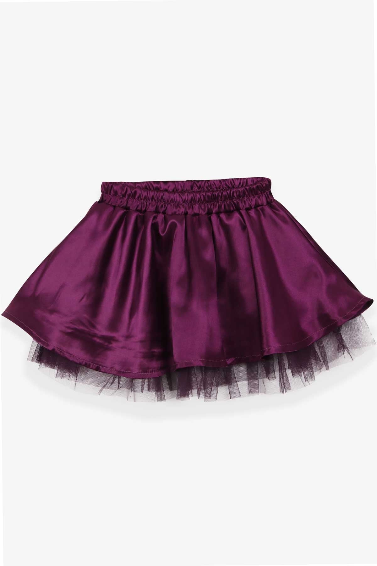 Breeze Kız Çocuk Etek Tüllü Mürdüm (5-10 Yaş)