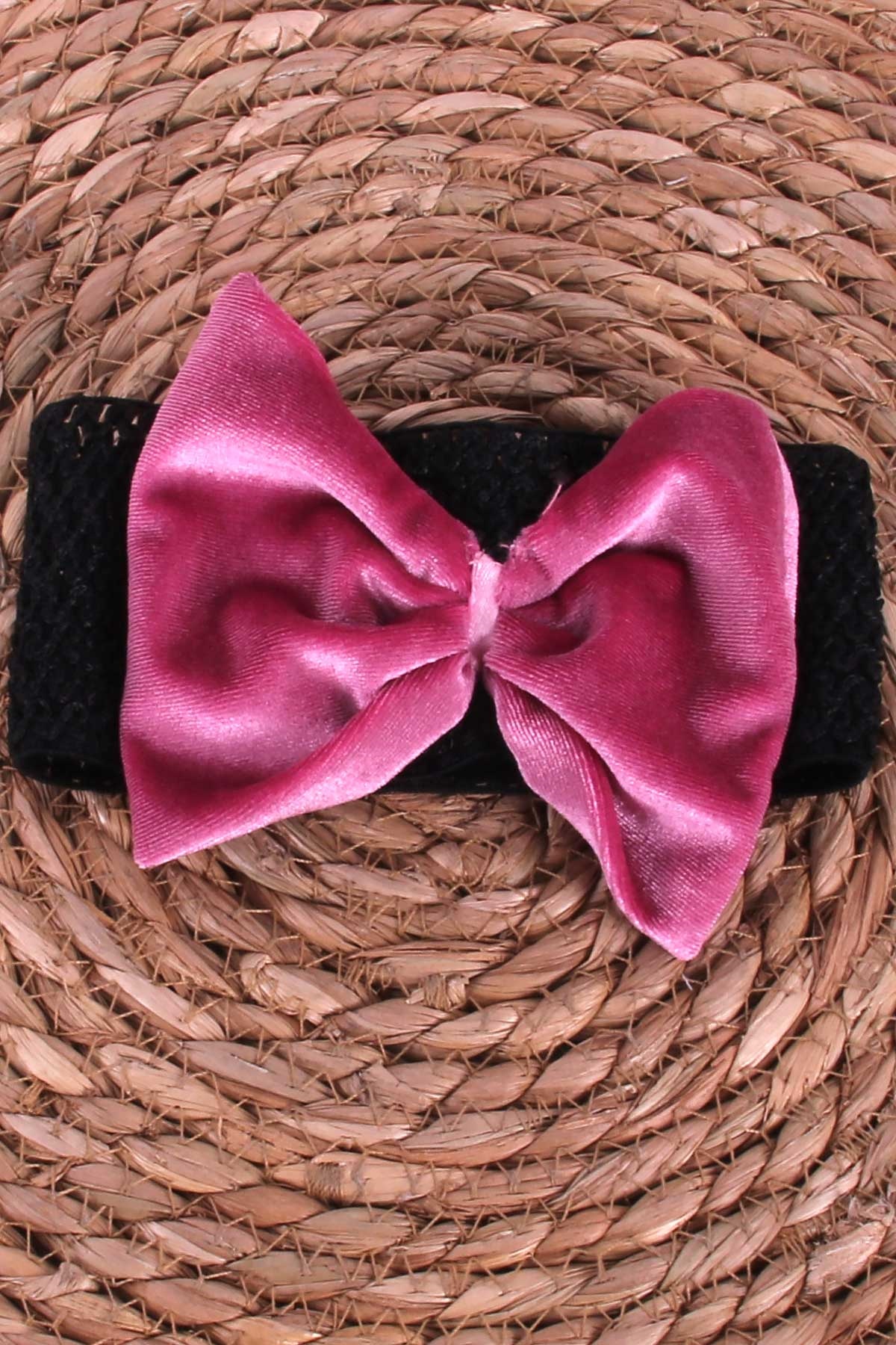 Breeze Kız Çocuk Kadife Bandana Pembe