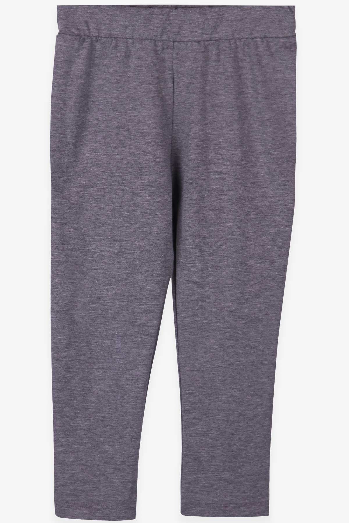Breeze Kız Çocuk Kapri Tayt Basic Gri Melanj (5-9 Yaş)
